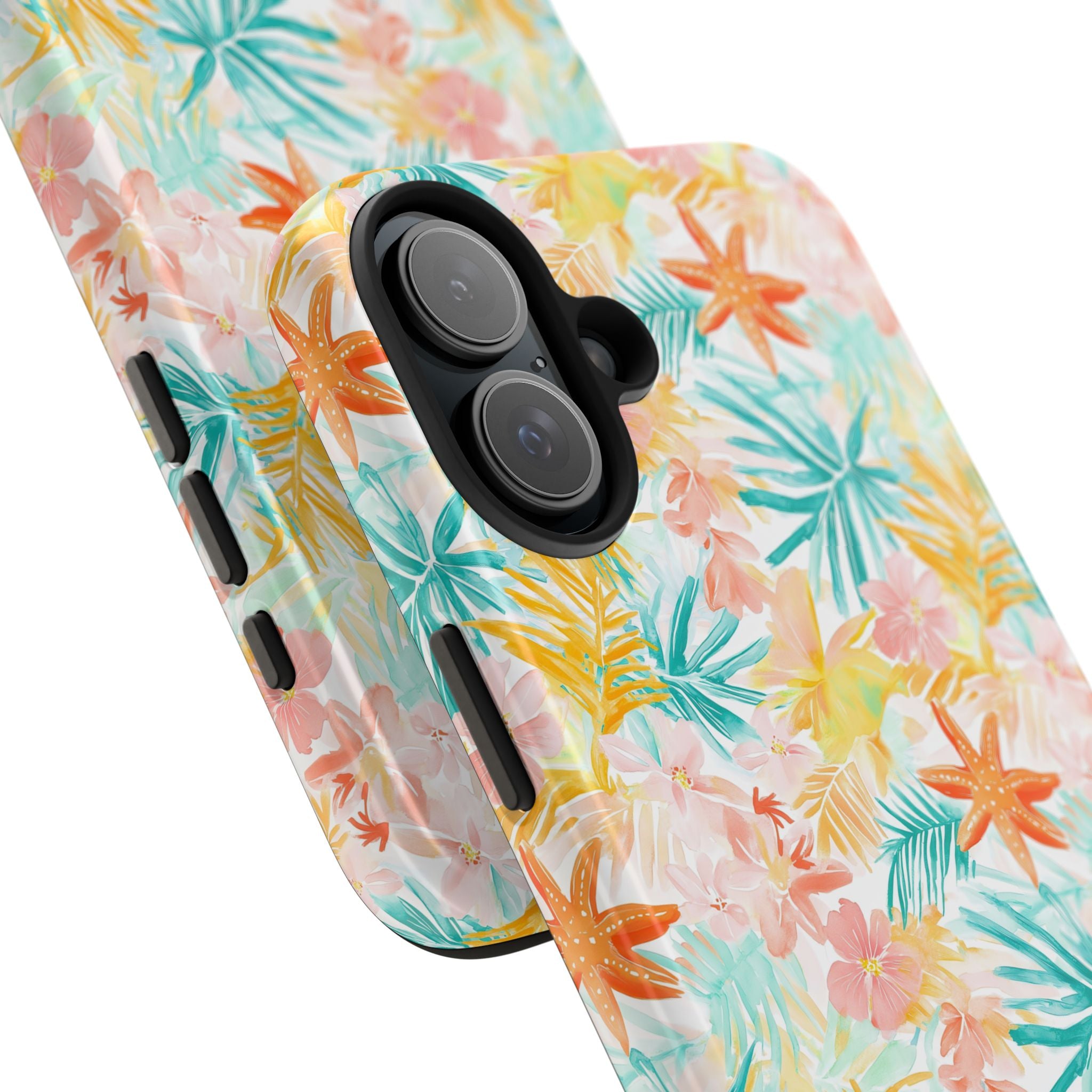 Tropical Starfish - Floral Phone Case - Summer Vibe, Durable Protection, Gift for Beach Lovers, Tropical Decor, Eco-Friendly Design