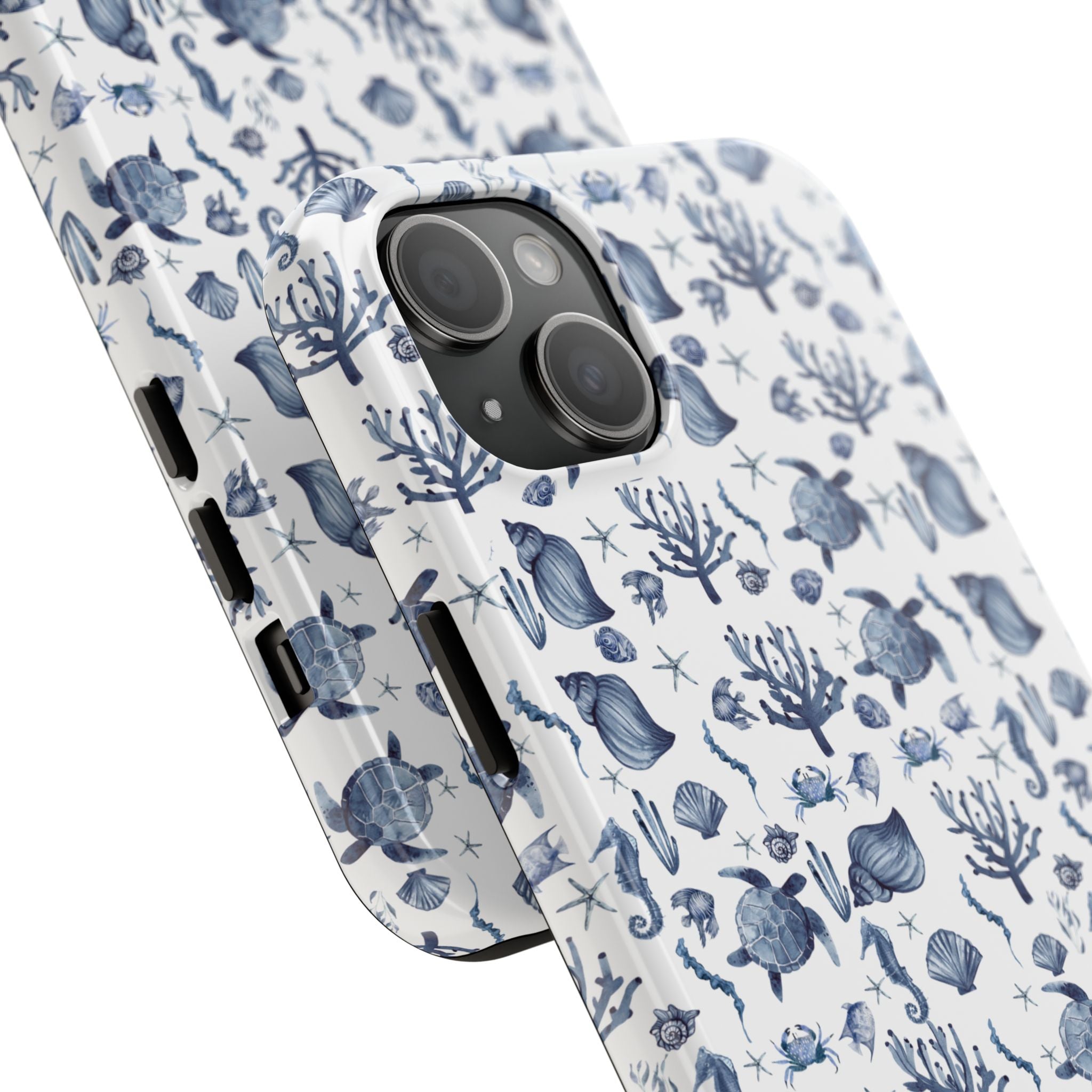 Deep Blue Sea - Ocean-Inspired Tough Phone Cases, Coastal Decor, Beach Lover's Accessory, Ideal Gift, Marine Life Design, Durable Protection
