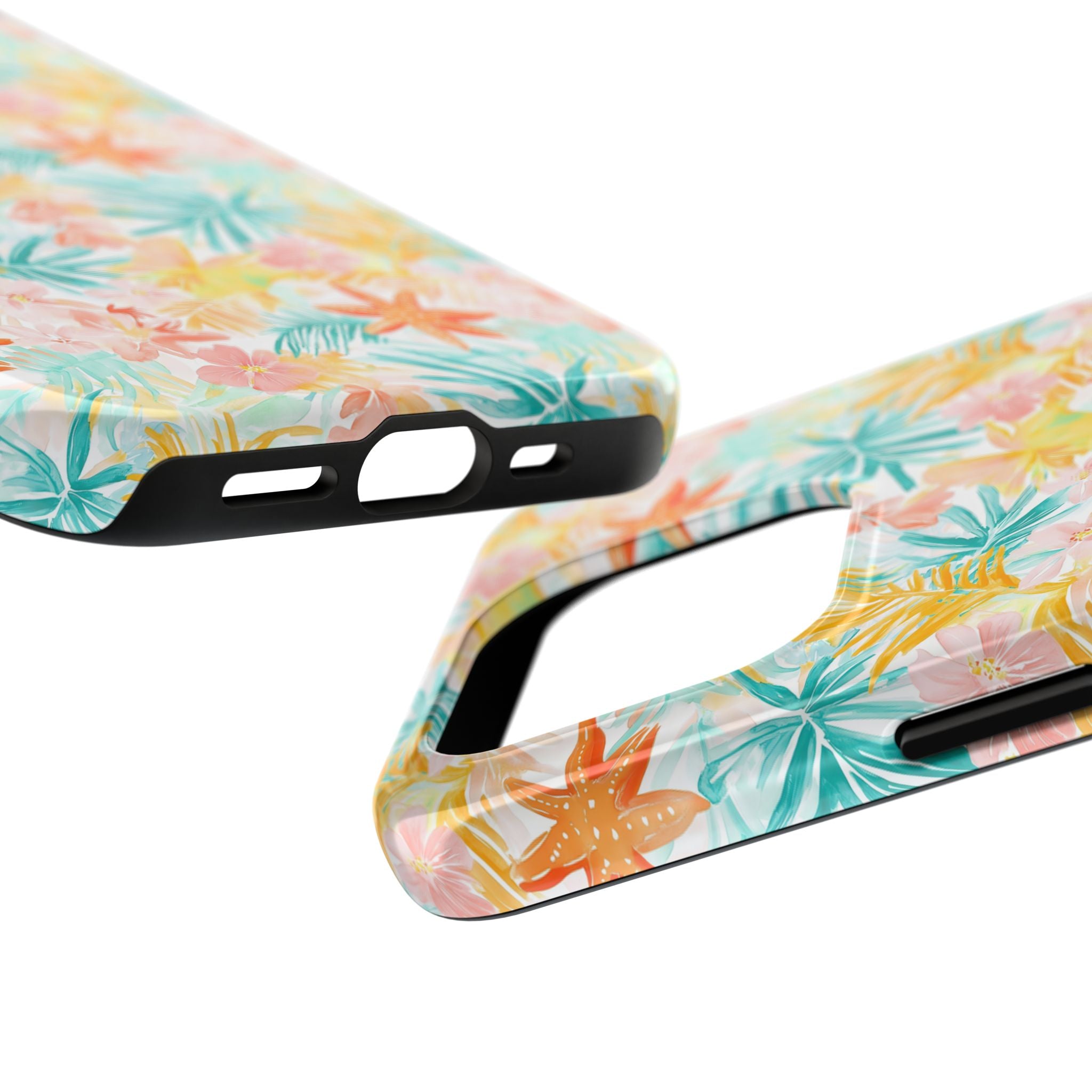 Tropical Starfish - Floral Phone Case - Summer Vibe, Durable Protection, Gift for Beach Lovers, Tropical Decor, Eco-Friendly Design