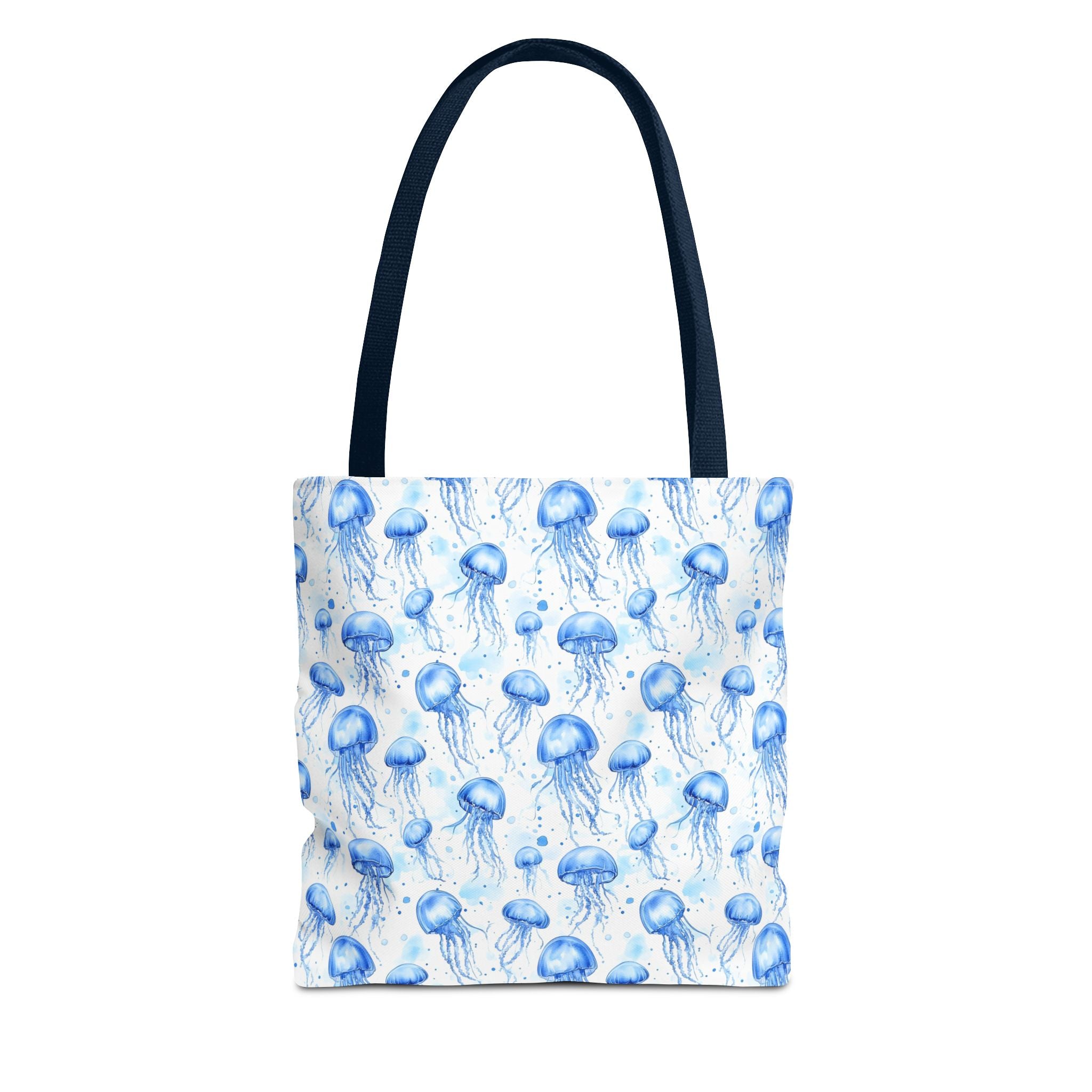 Blue Jellyfish Tote Bag - Ocean-Inspired Carryall, Beach Bag, Eco-Friendly Shopping Tote, Perfect Gift for Sea Lovers