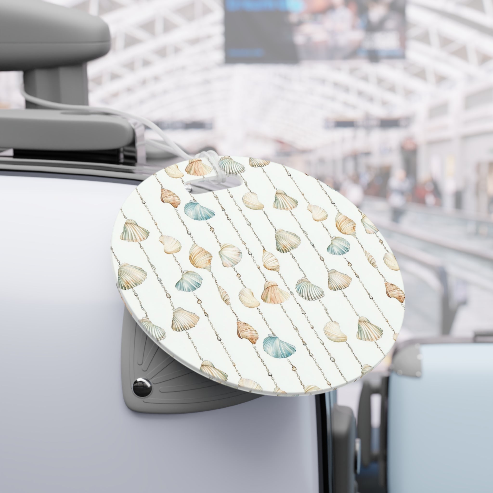 Seashell Lover Luggage Tag, Travel Accessories, Luggage, Vacation must have, Beach Vacation Supplies