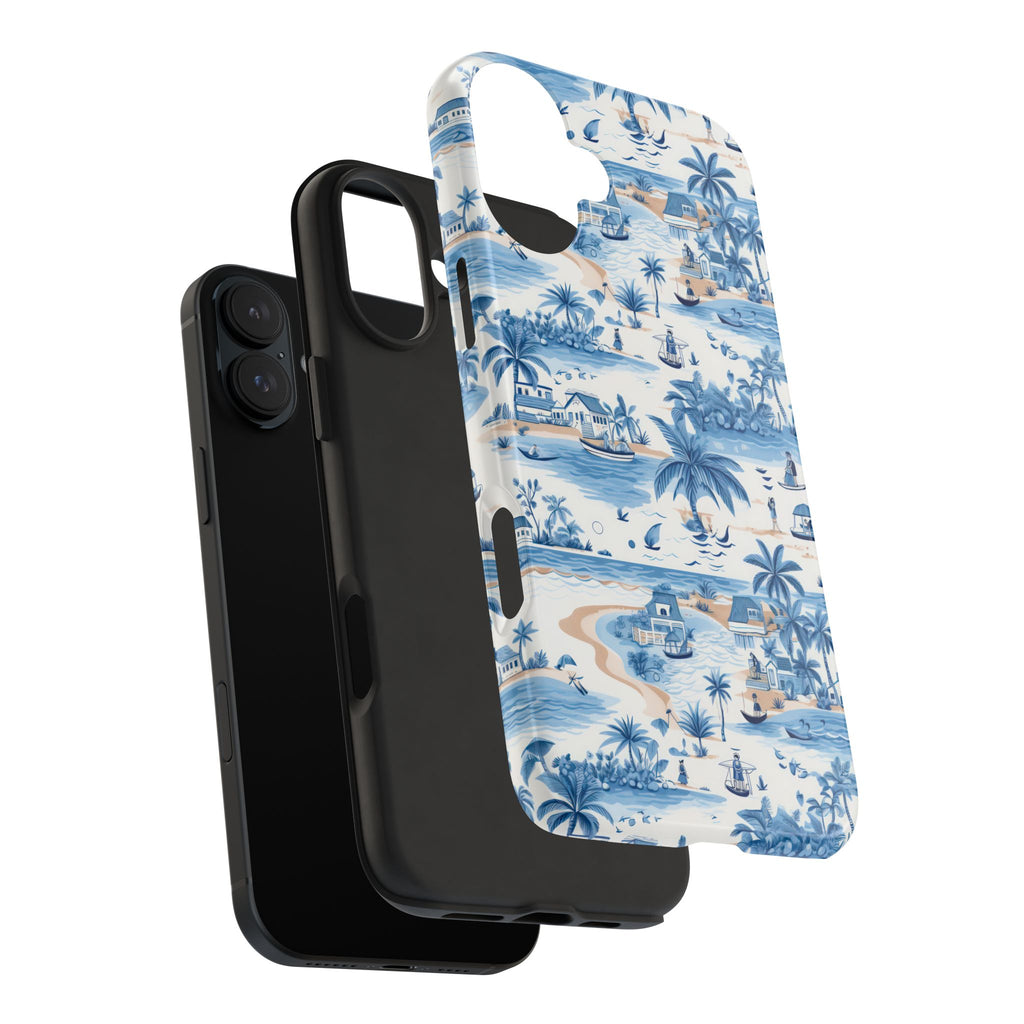 Tropical Blue- Paradise Phone Case - Durable Phone Cover for Beach Lovers, Summer Vibes, Vacation Ready, Gift for Him or Her, Unique Phone [...]