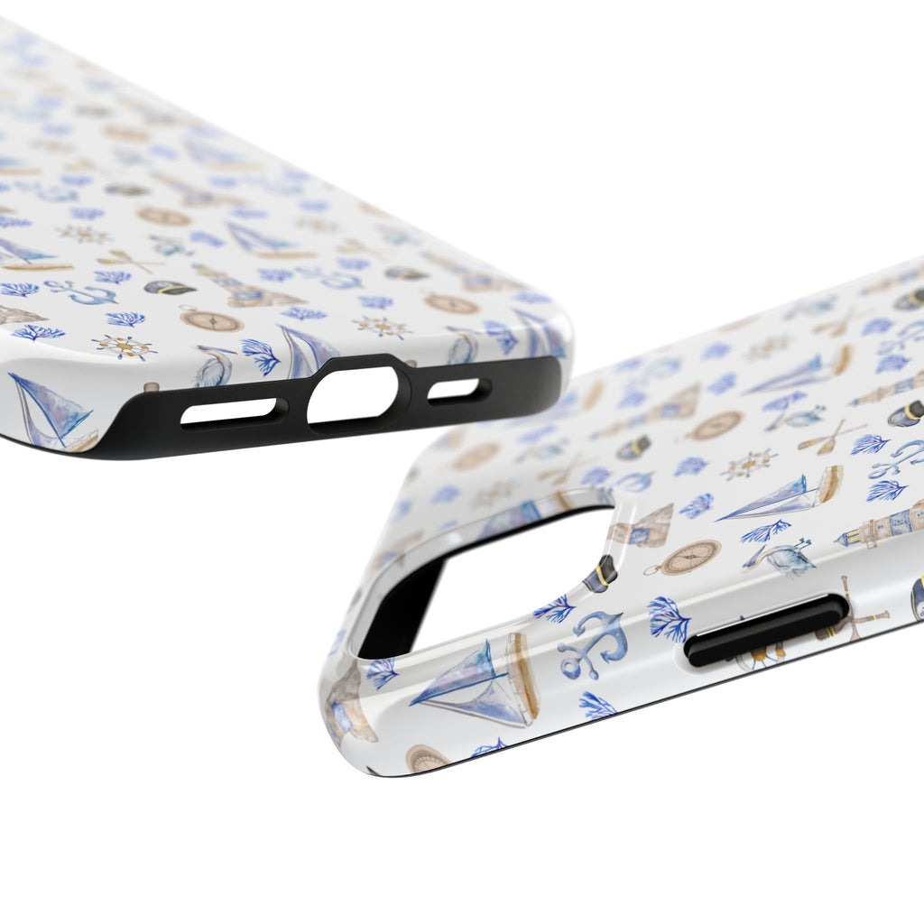 Sail Away- Nautical Phone Case - Tough Sea Adventure Phone Cover, Gifts for Beach Lovers, Summer Decor, Ocean-Inspired Protection
