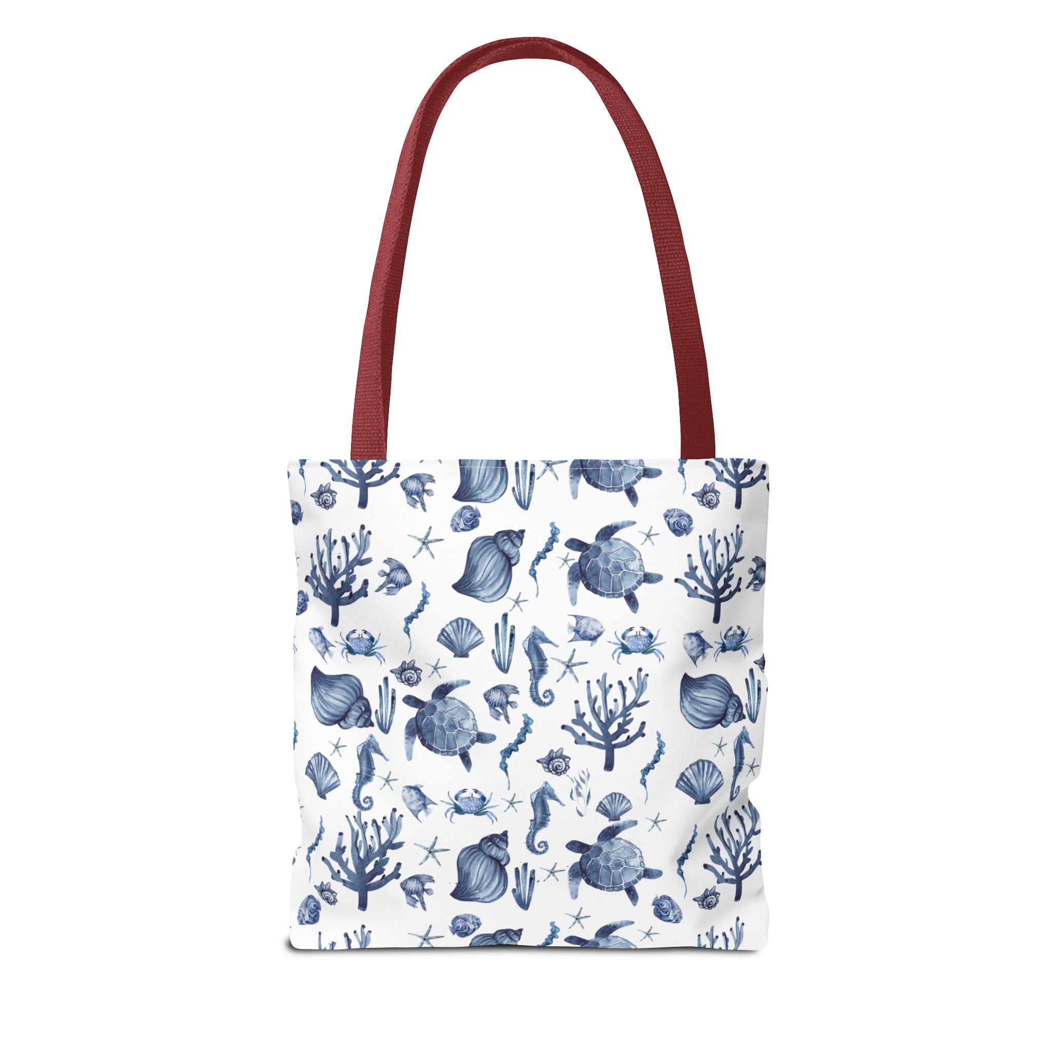 Deep Blue Sea - Coastal fish Dreams Tote Bag, Ocean-Inspired Beach Bag, Nautical Gift for Her, Summer Essentials, Travel Tote, Marine Animal Design