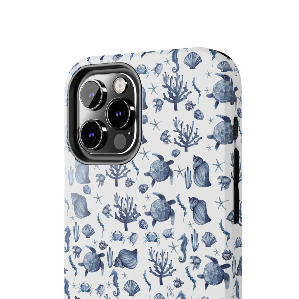 Deep Blue Sea - Ocean-Inspired Tough Phone Cases, Coastal Decor, Beach Lover's Accessory, Ideal Gift, Marine Life Design, Durable Protection
