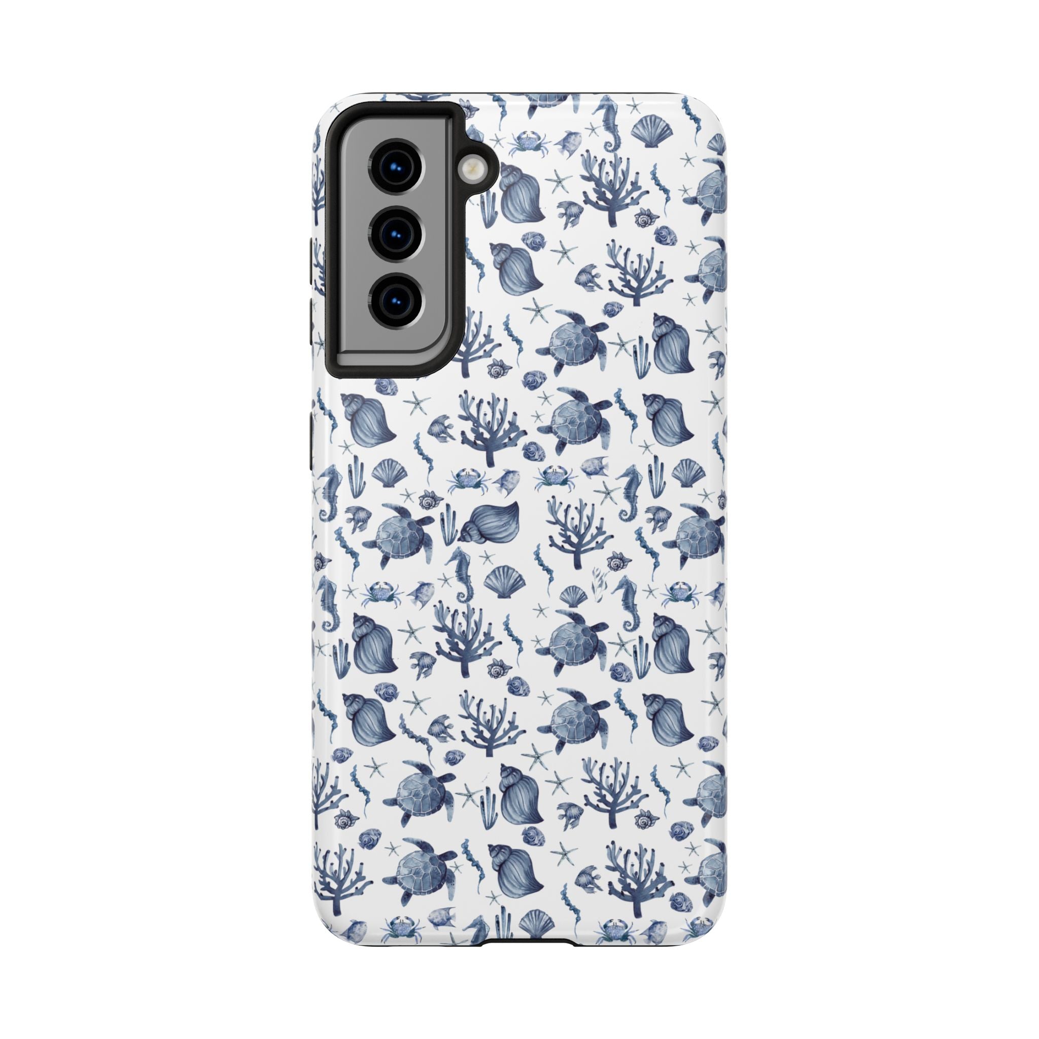 Deep Blue Sea - Ocean-Inspired Tough Phone Cases, Coastal Decor, Beach Lover's Accessory, Ideal Gift, Marine Life Design, Durable Protection
