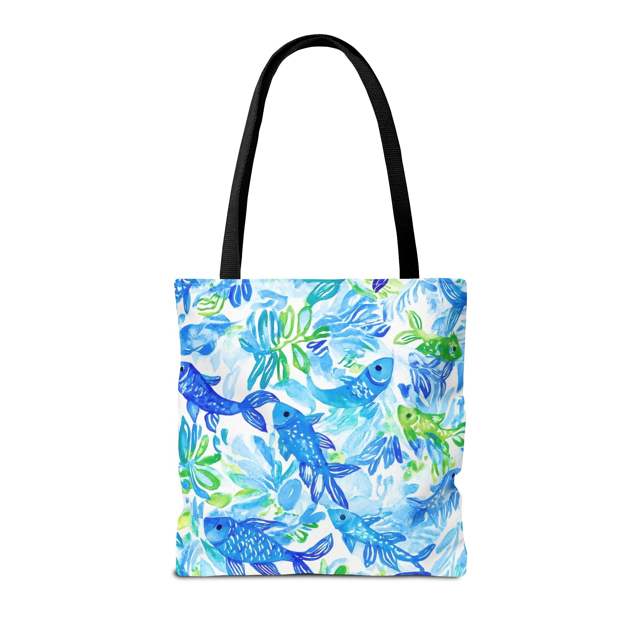 Vibrant Fish- Colorful Fish Tote Bag, Beach Bag, Shopping Tote, Eco-Friendly Reusable Bag, Gift for Ocean Lovers, Summer Accessory