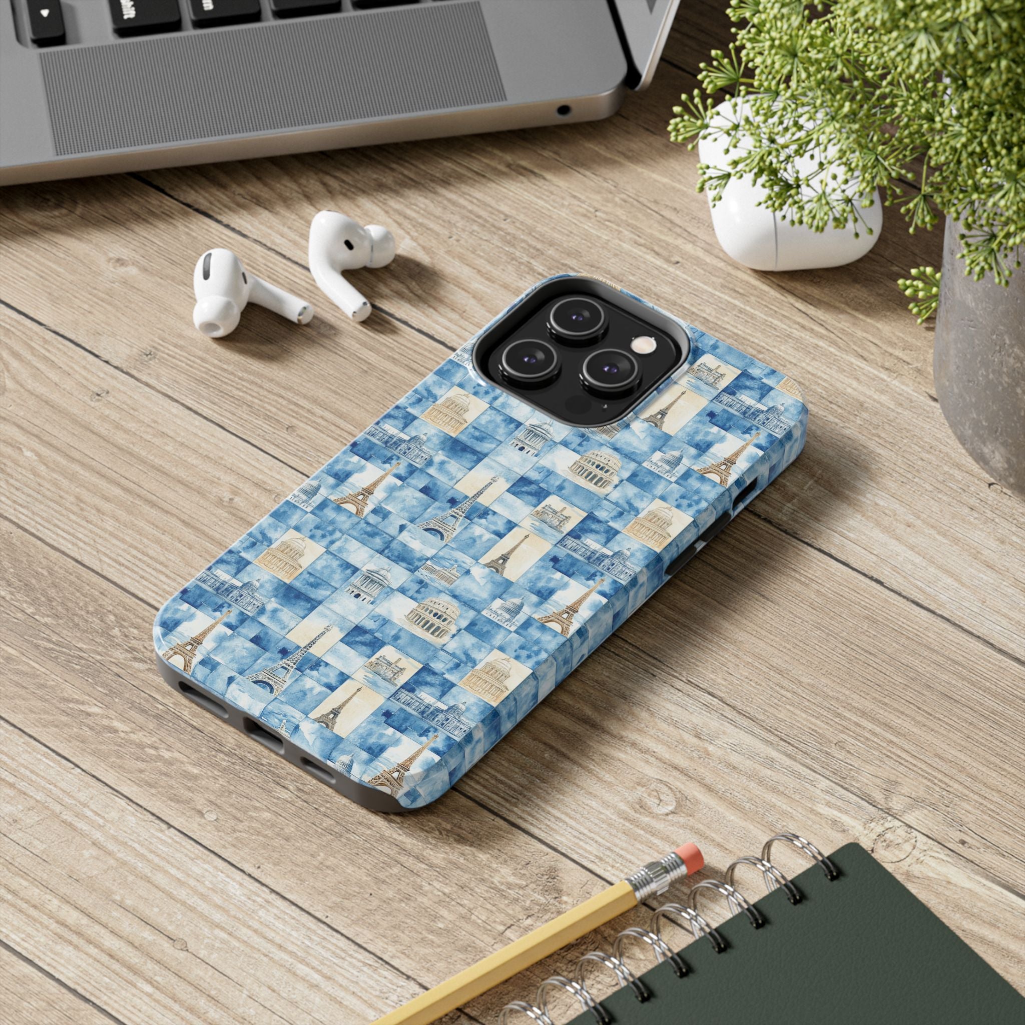Europe- Travel-Inspired Tough Phone Case | Paris, Architecture Design, Durable Phone Cover, Gift for Travelers, Unique Cell Phone Accessory