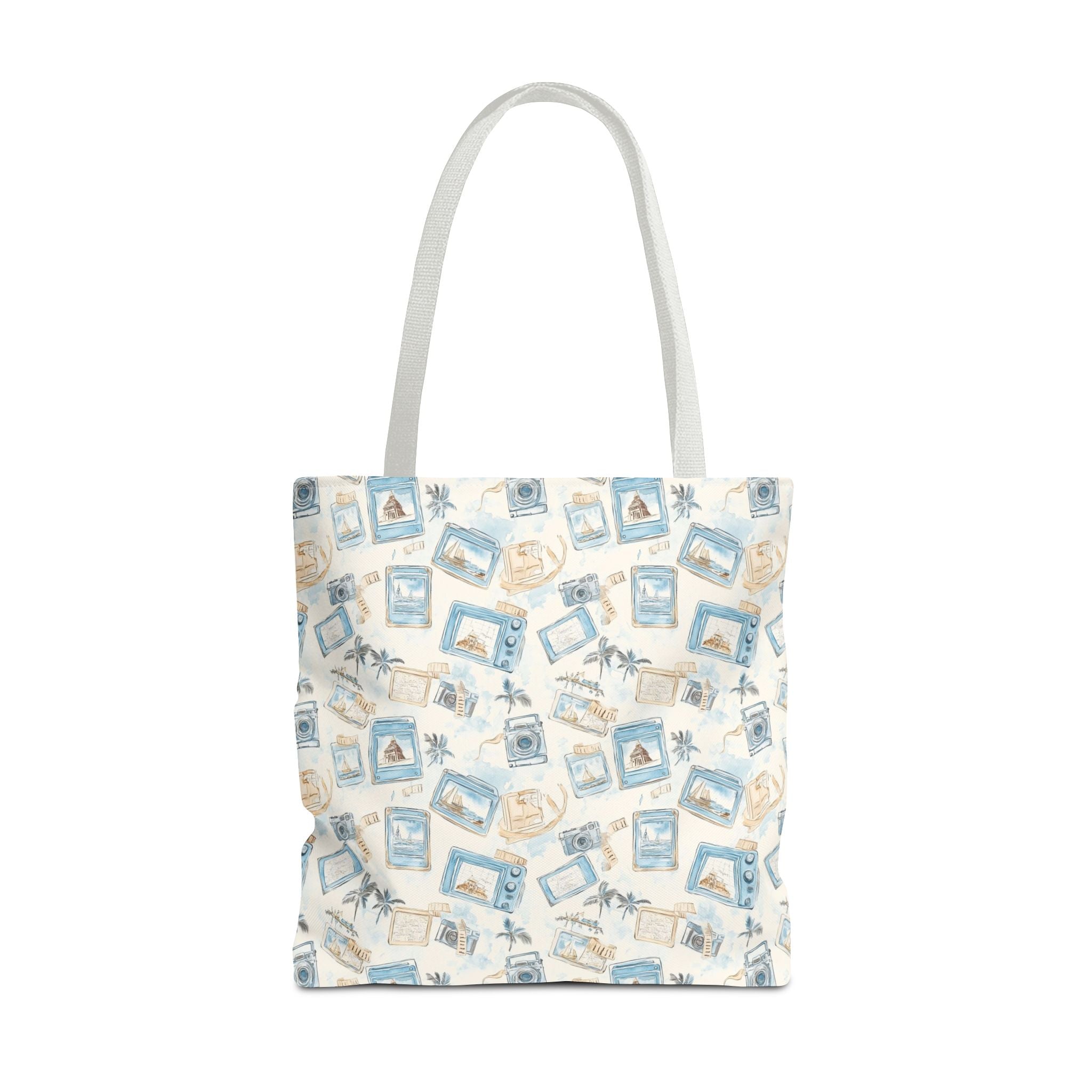 Vintage Vacay- Beach Vibes Tote Bag, Ocean Tote, Summer Accessories, Vacation Ready Bag, Coastal Shopping Bag, Gift for Travelers