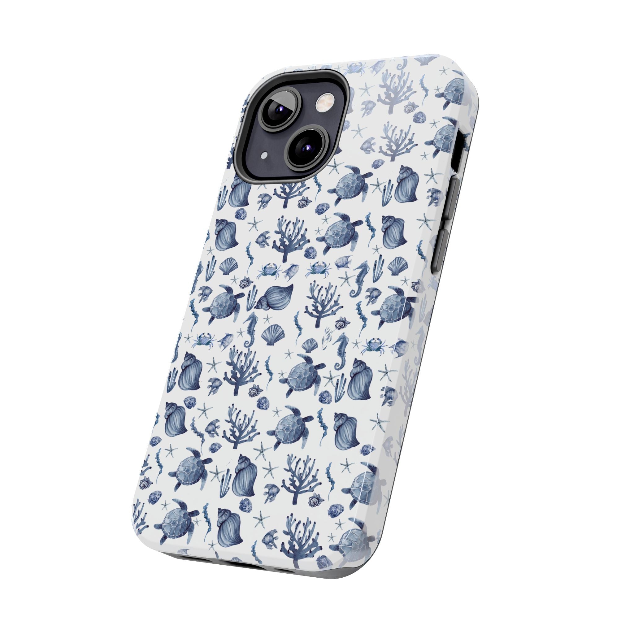 Deep Blue Sea - Ocean-Inspired Tough Phone Cases, Coastal Decor, Beach Lover's Accessory, Ideal Gift, Marine Life Design, Durable Protection