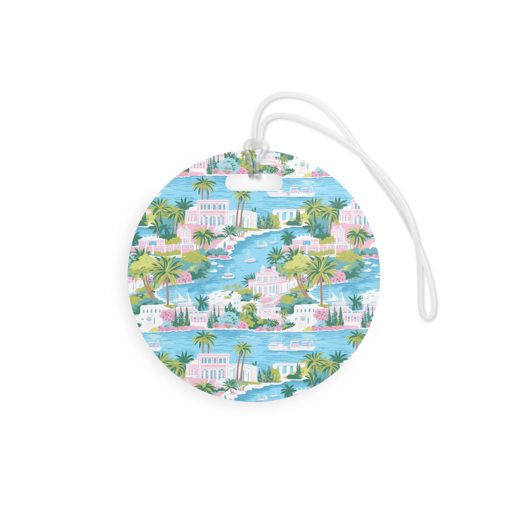 Greek Island Luggage Tag, Travel Accessories, Luggage, Vacation must have, Beach Vacation Supplies