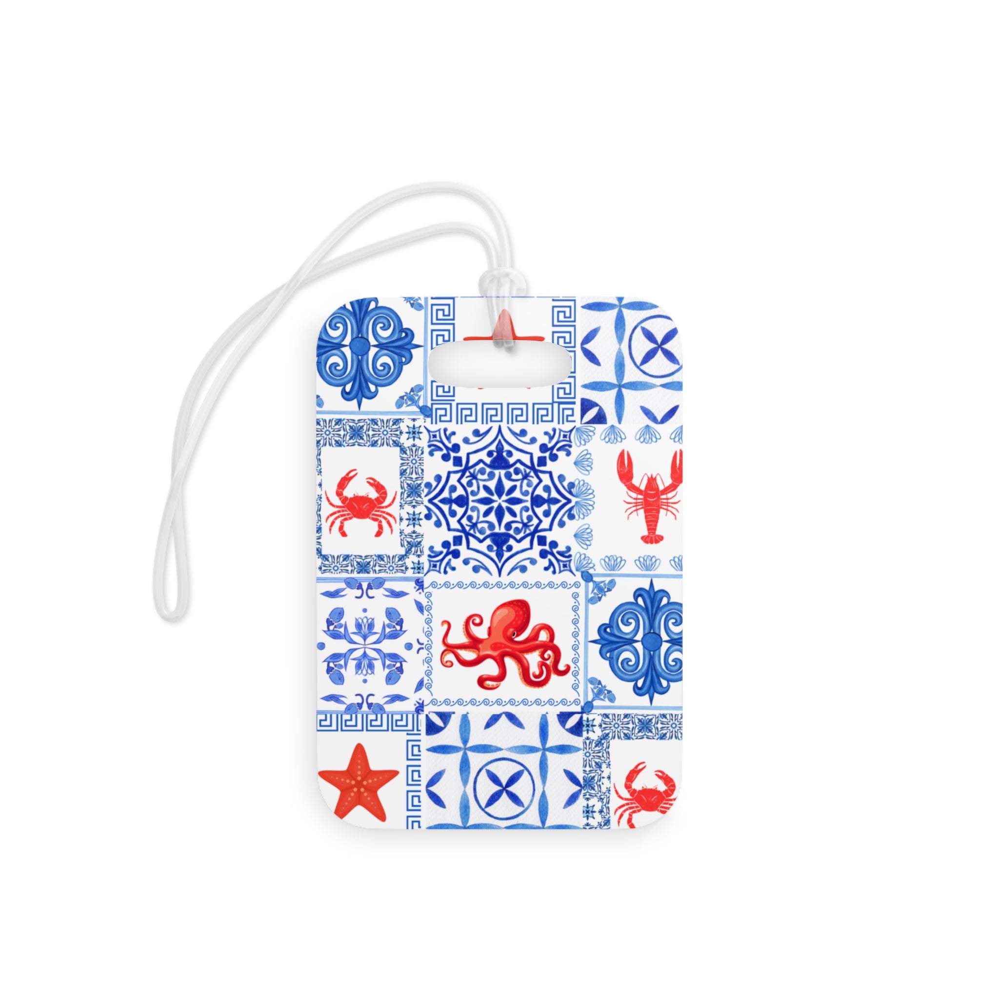 Greek Sea- Nautical Themed Luggage Tags | Travel Accessories, Beach Vacation, Personalized Tags, Gift for Travelers, Cruise Tags