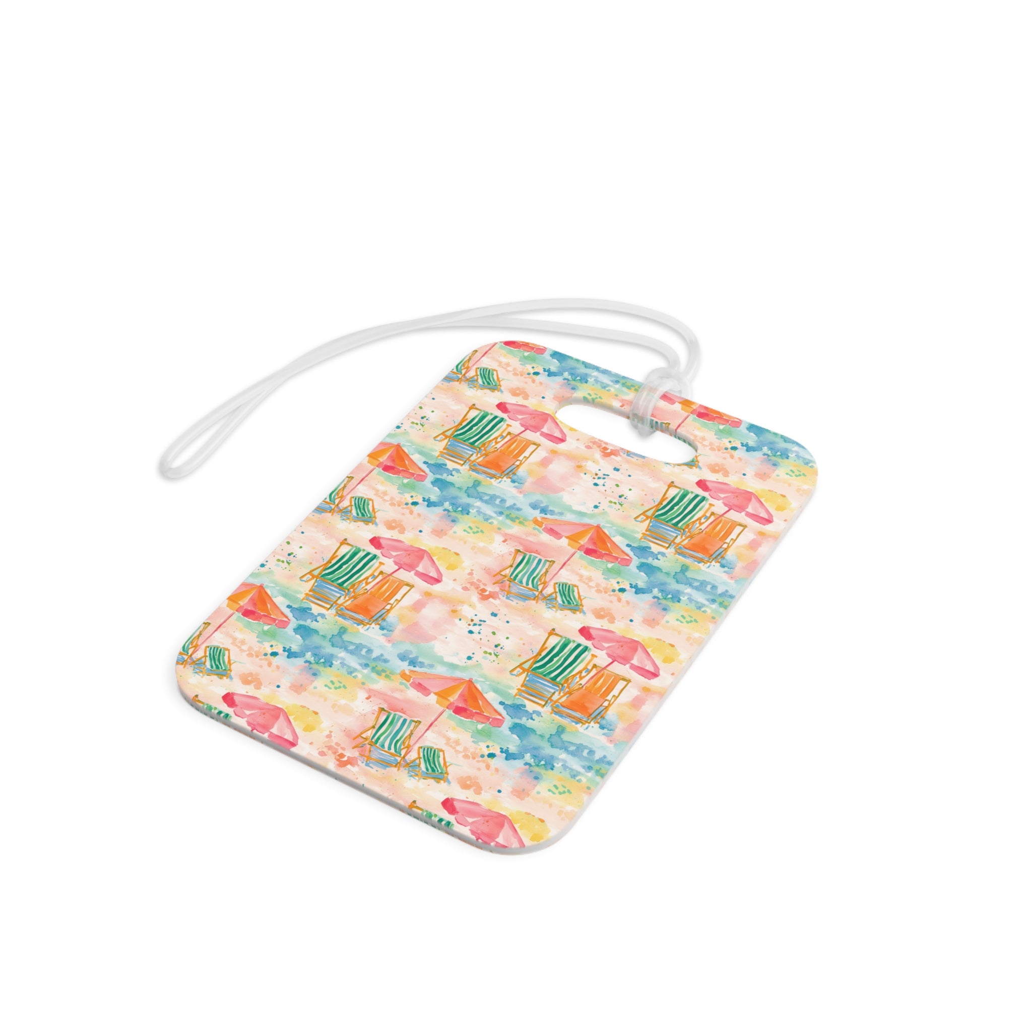 Beach Vibes Luggage Tag, Travel Accessories, Luggage, Vacation must have, Beach Vacation Supplies