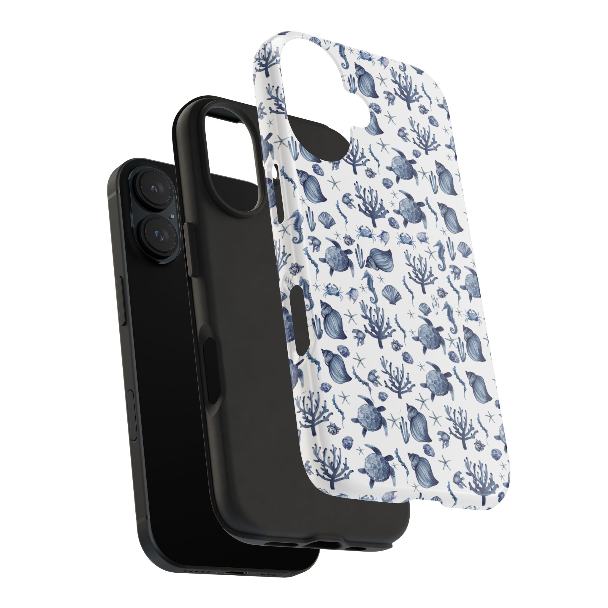 Deep Blue Sea - Ocean-Inspired Tough Phone Cases, Coastal Decor, Beach Lover's Accessory, Ideal Gift, Marine Life Design, Durable Protection