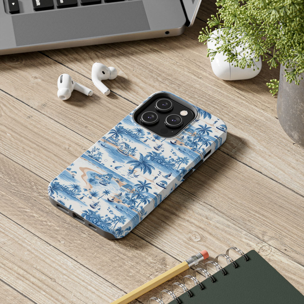 Tropical Blue- Paradise Phone Case - Durable Phone Cover for Beach Lovers, Summer Vibes, Vacation Ready, Gift for Him or Her, Unique Phone [...]