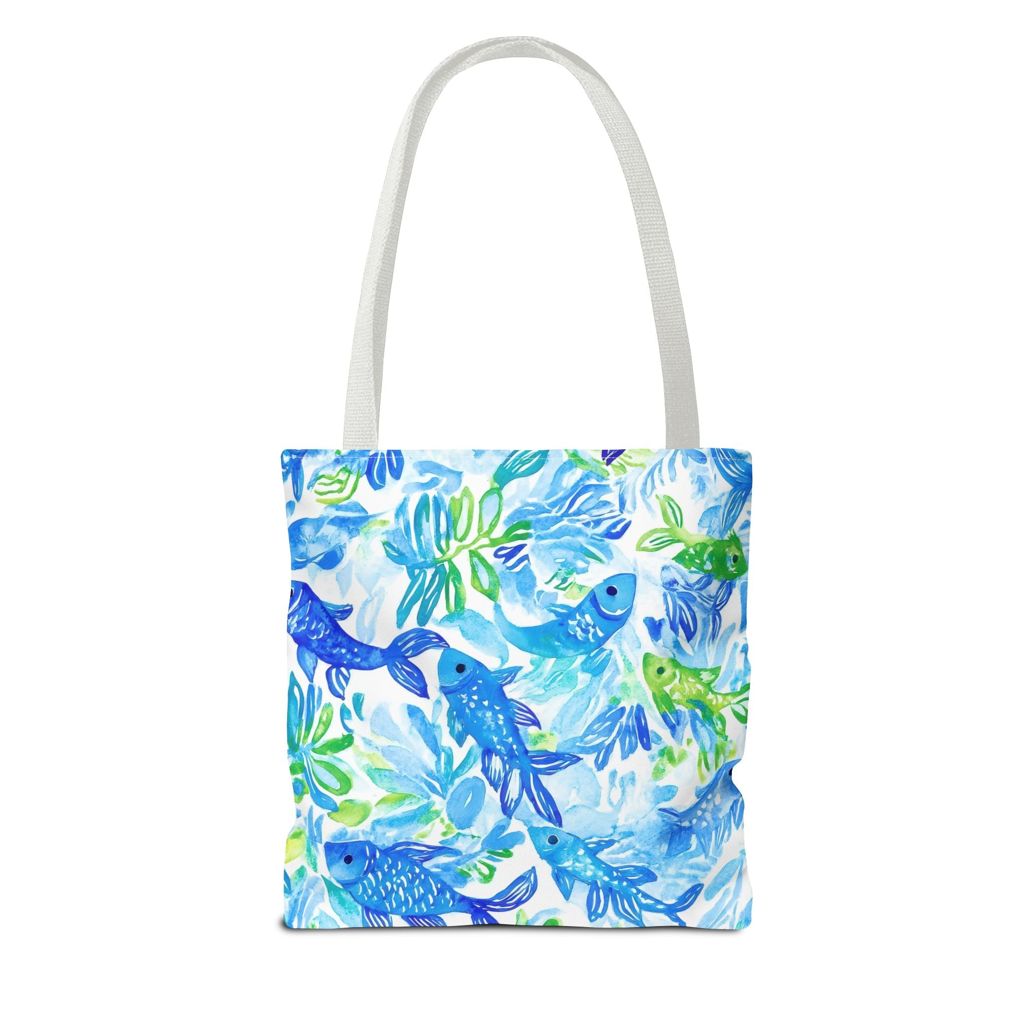 Vibrant Fish- Colorful Fish Tote Bag, Beach Bag, Shopping Tote, Eco-Friendly Reusable Bag, Gift for Ocean Lovers, Summer Accessory
