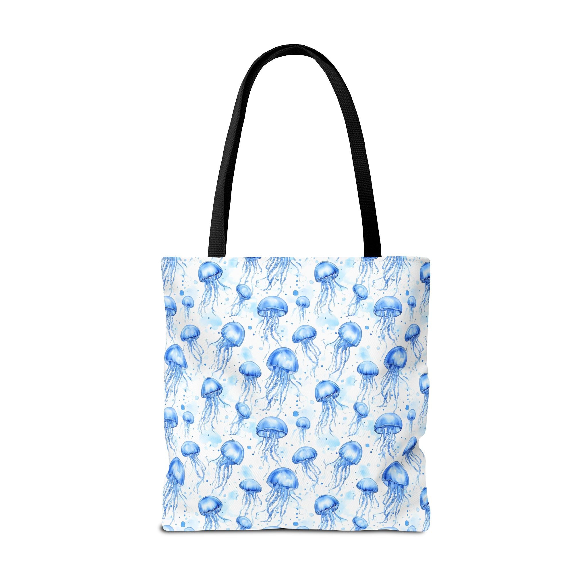 Blue Jellyfish Tote Bag - Ocean-Inspired Carryall, Beach Bag, Eco-Friendly Shopping Tote, Perfect Gift for Sea Lovers
