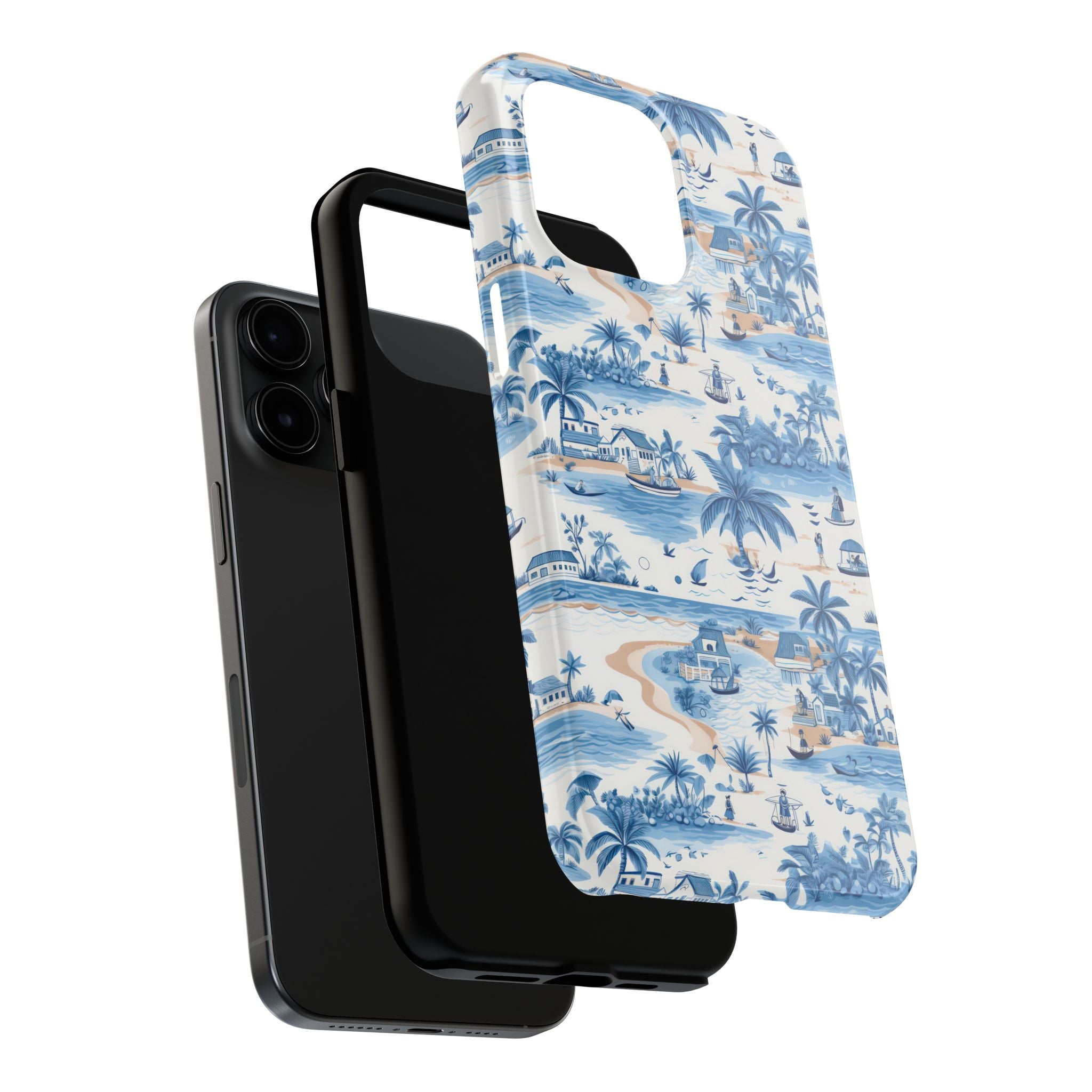 Tropical Blue- Paradise Phone Case - Durable Phone Cover for Beach Lovers, Summer Vibes, Vacation Ready, Gift for Him or Her, Unique Phone [...]