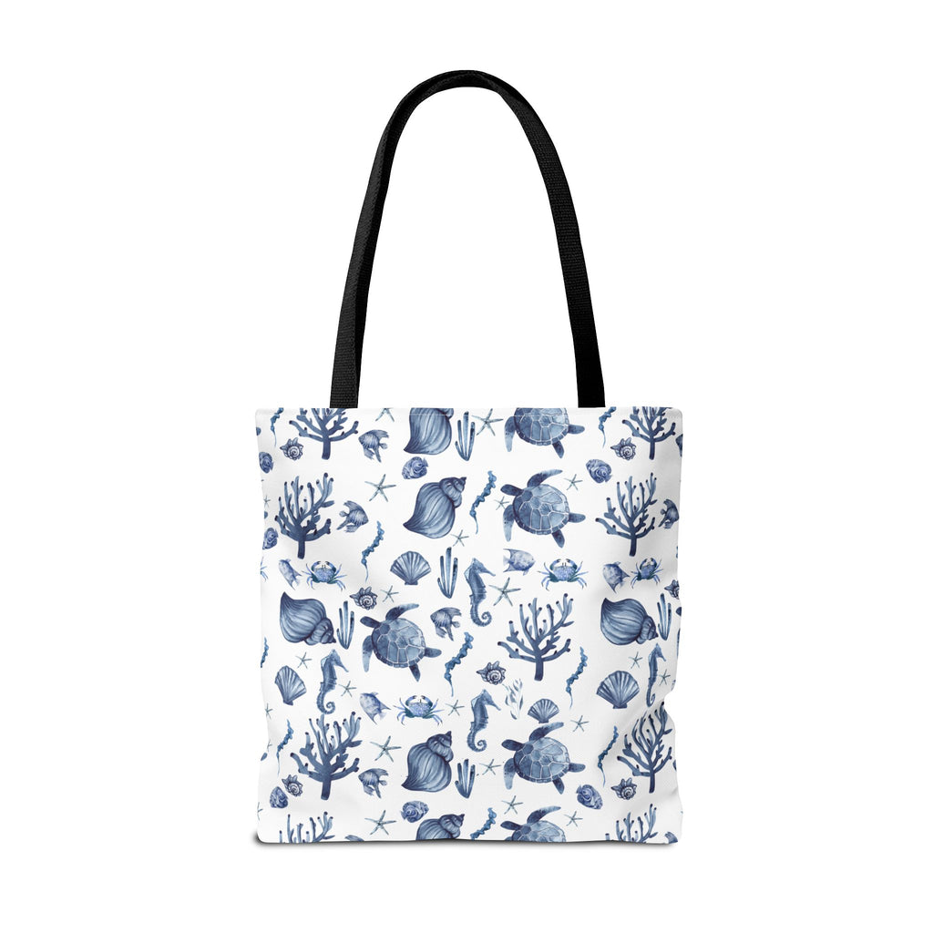 Deep Blue Sea - Coastal fish Dreams Tote Bag, Ocean-Inspired Beach Bag, Nautical Gift for Her, Summer Essentials, Travel Tote, Marine Animal Design