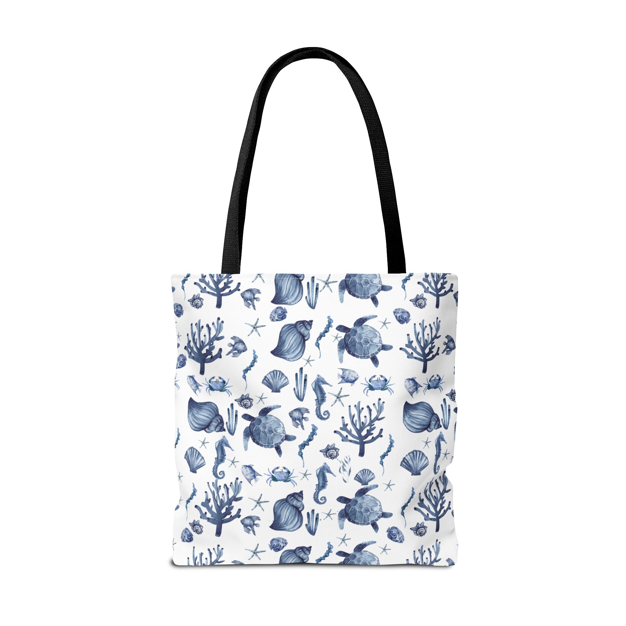 Deep Blue Sea - Coastal fish Dreams Tote Bag, Ocean-Inspired Beach Bag, Nautical Gift for Her, Summer Essentials, Travel Tote, Marine Animal Design