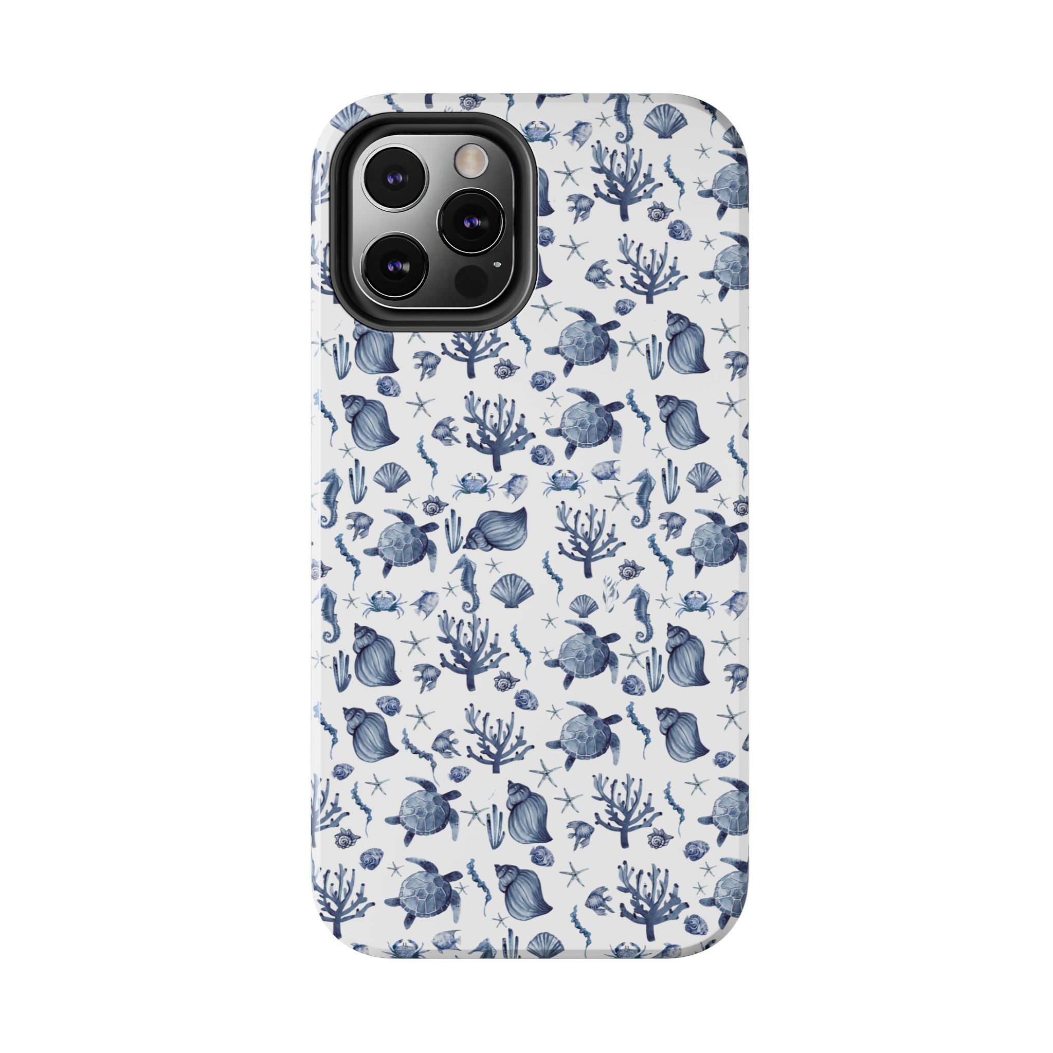 Deep Blue Sea - Ocean-Inspired Tough Phone Cases, Coastal Decor, Beach Lover's Accessory, Ideal Gift, Marine Life Design, Durable Protection