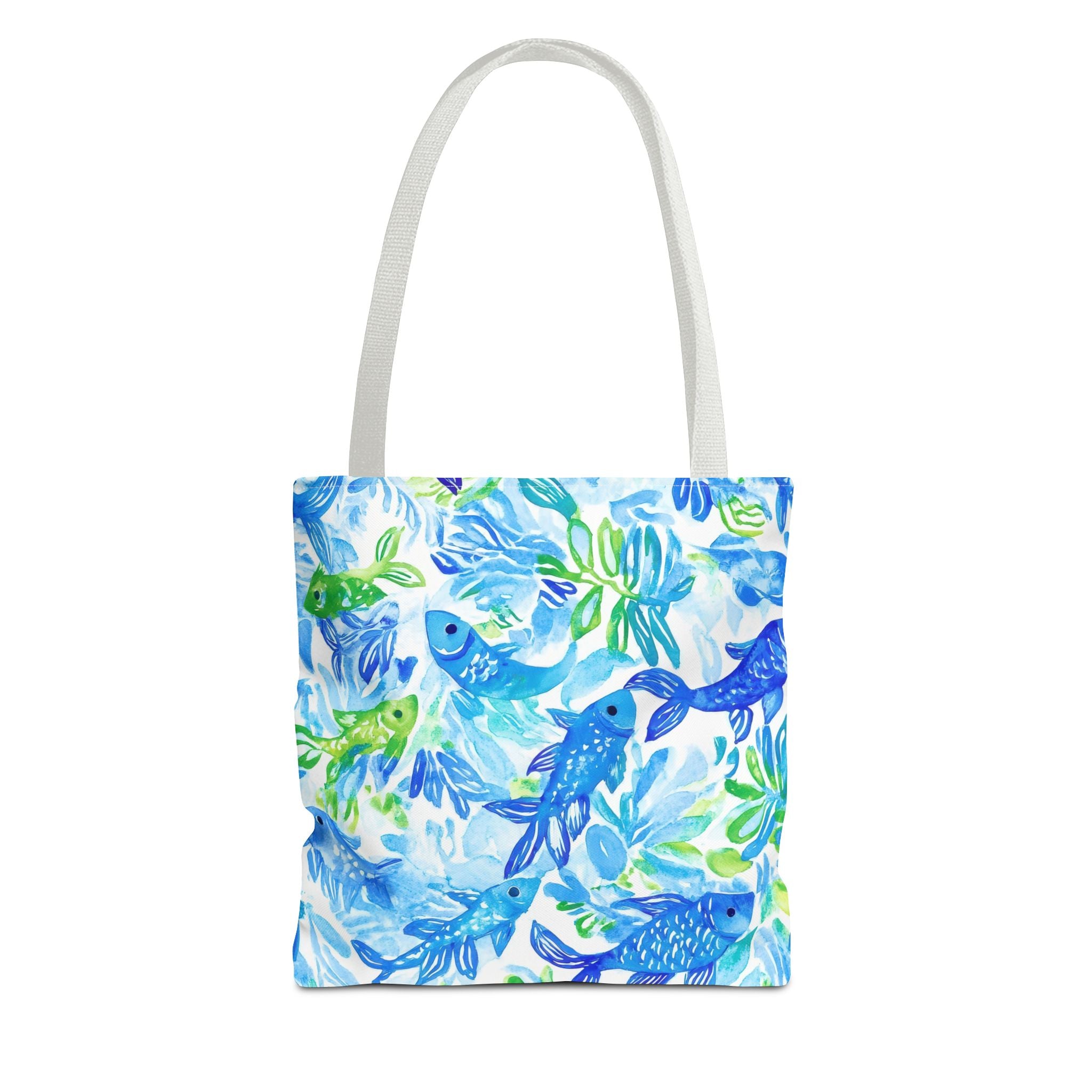 Vibrant Fish- Colorful Fish Tote Bag, Beach Bag, Shopping Tote, Eco-Friendly Reusable Bag, Gift for Ocean Lovers, Summer Accessory