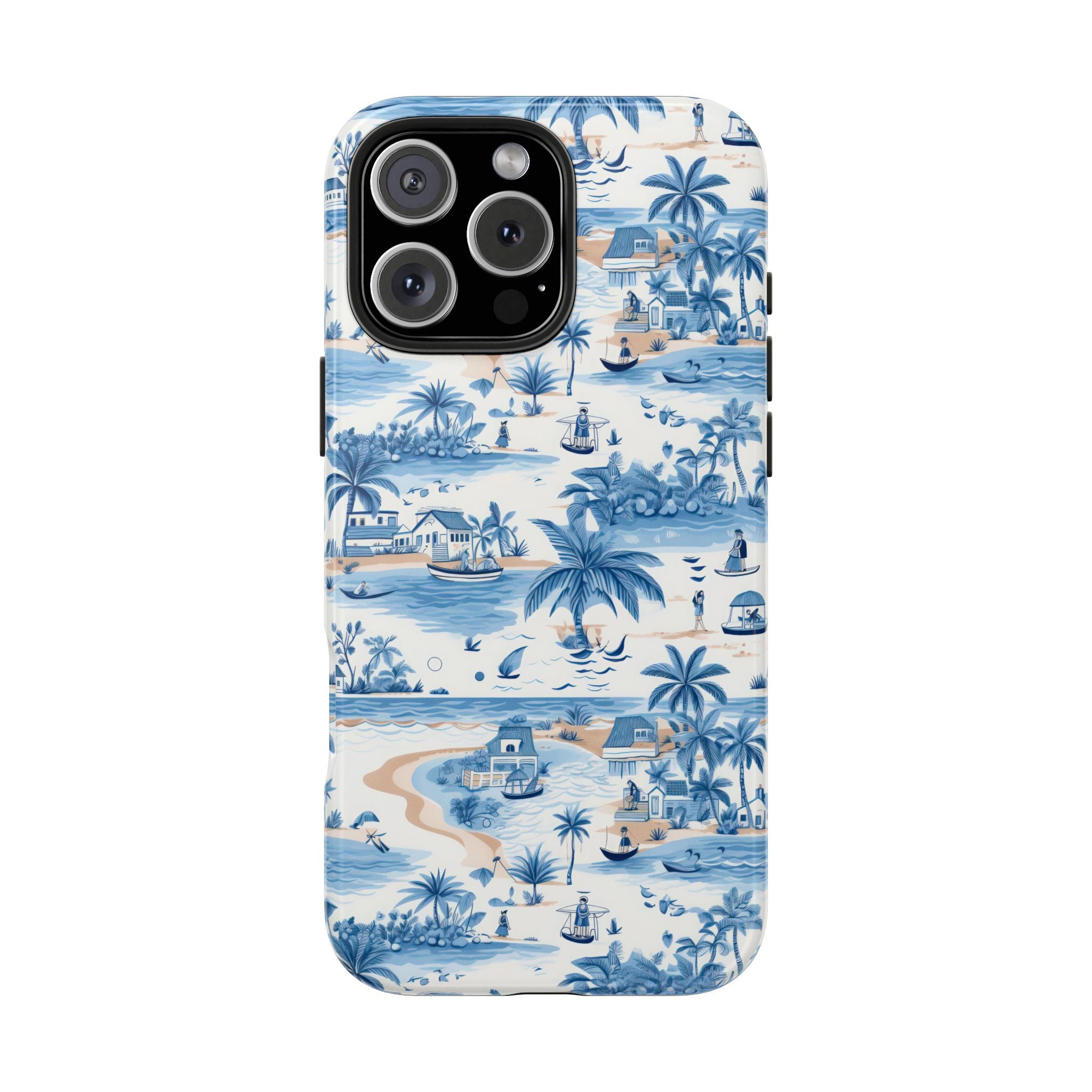 Tropical Blue- Paradise Phone Case - Durable Phone Cover for Beach Lovers, Summer Vibes, Vacation Ready, Gift for Him or Her, Unique Phone [...]