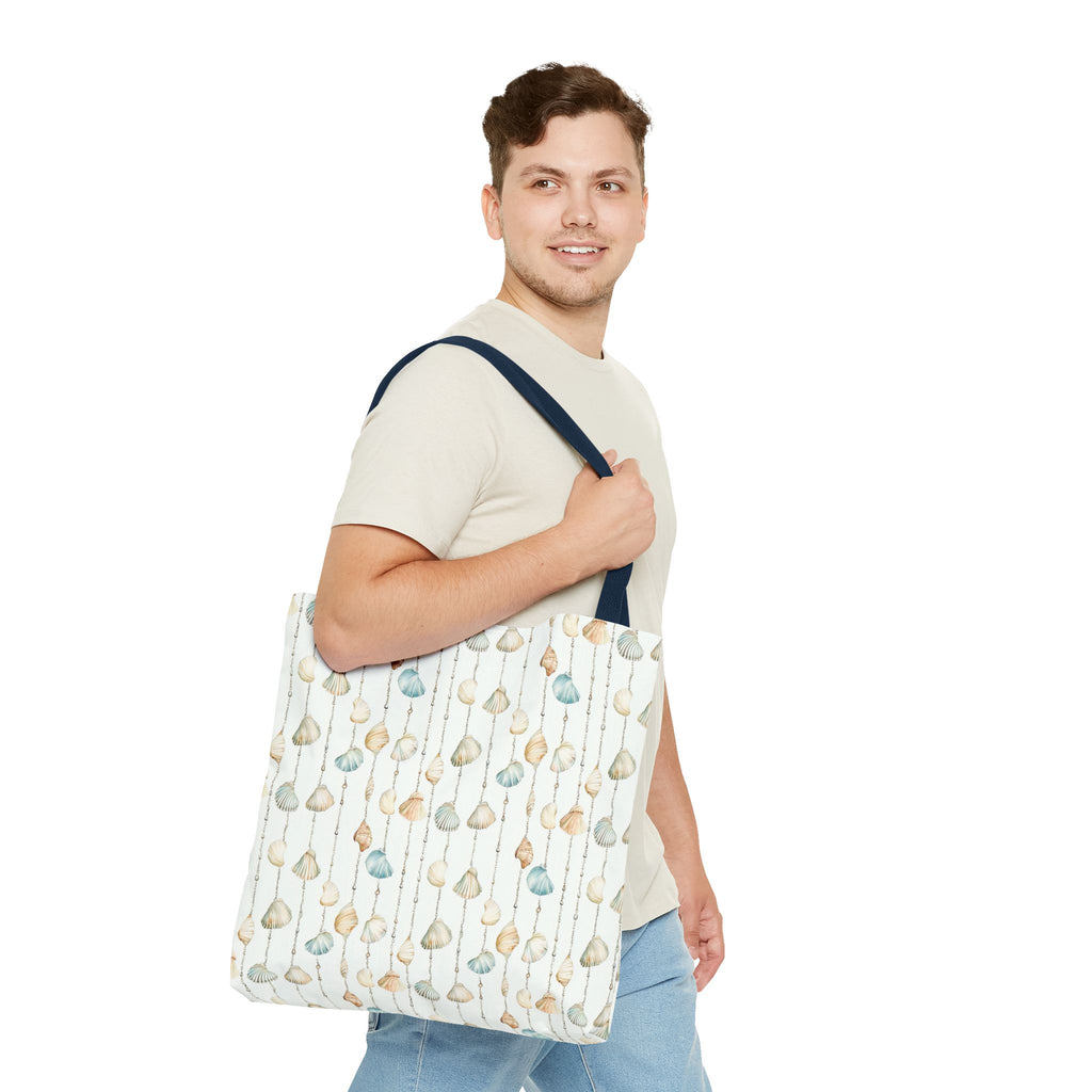 Seashell Lovers- Chic Patterns Tote Bag, Stylish Handbag, Reusable Shopping Tote, Beach Bag, Gift for Her, Eco-Friendly Bag, Casual Purse