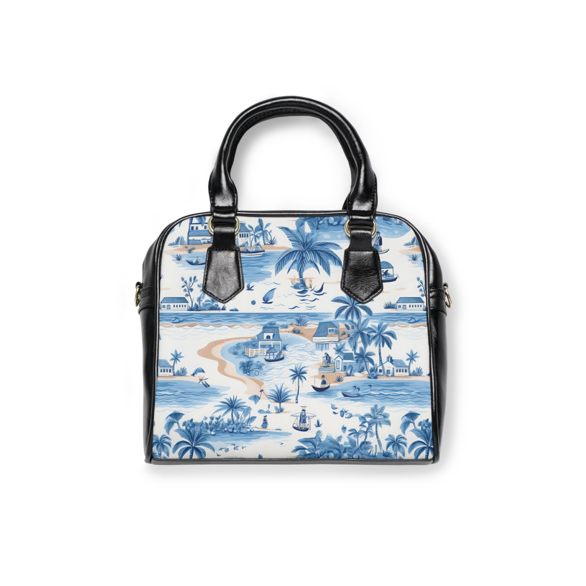Tropical Blue - Paradise Shoulder Handbag - Chic Summer Accessory, Ideal Gift for Her, Beach Tote, Holiday Bag, Everyday Style