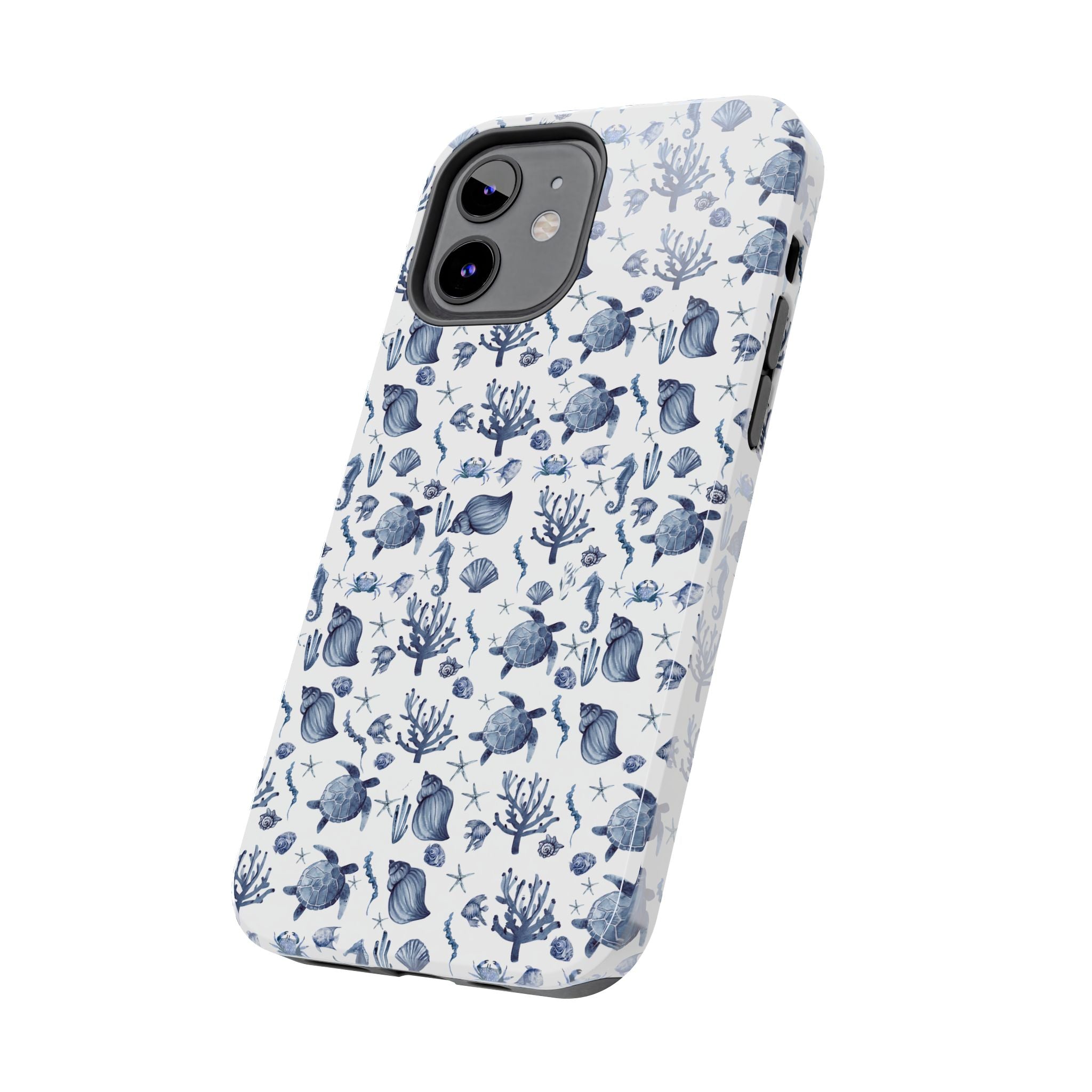 Deep Blue Sea - Ocean-Inspired Tough Phone Cases, Coastal Decor, Beach Lover's Accessory, Ideal Gift, Marine Life Design, Durable Protection