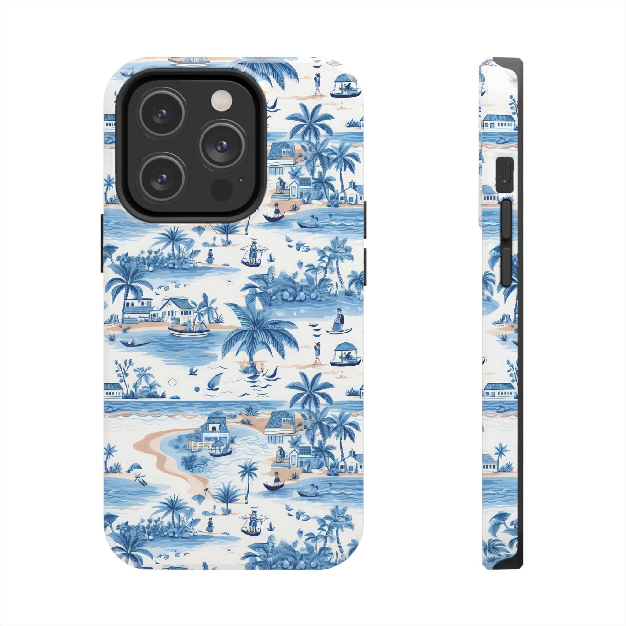 Tropical Blue- Paradise Phone Case - Durable Phone Cover for Beach Lovers, Summer Vibes, Vacation Ready, Gift for Him or Her, Unique Phone [...]