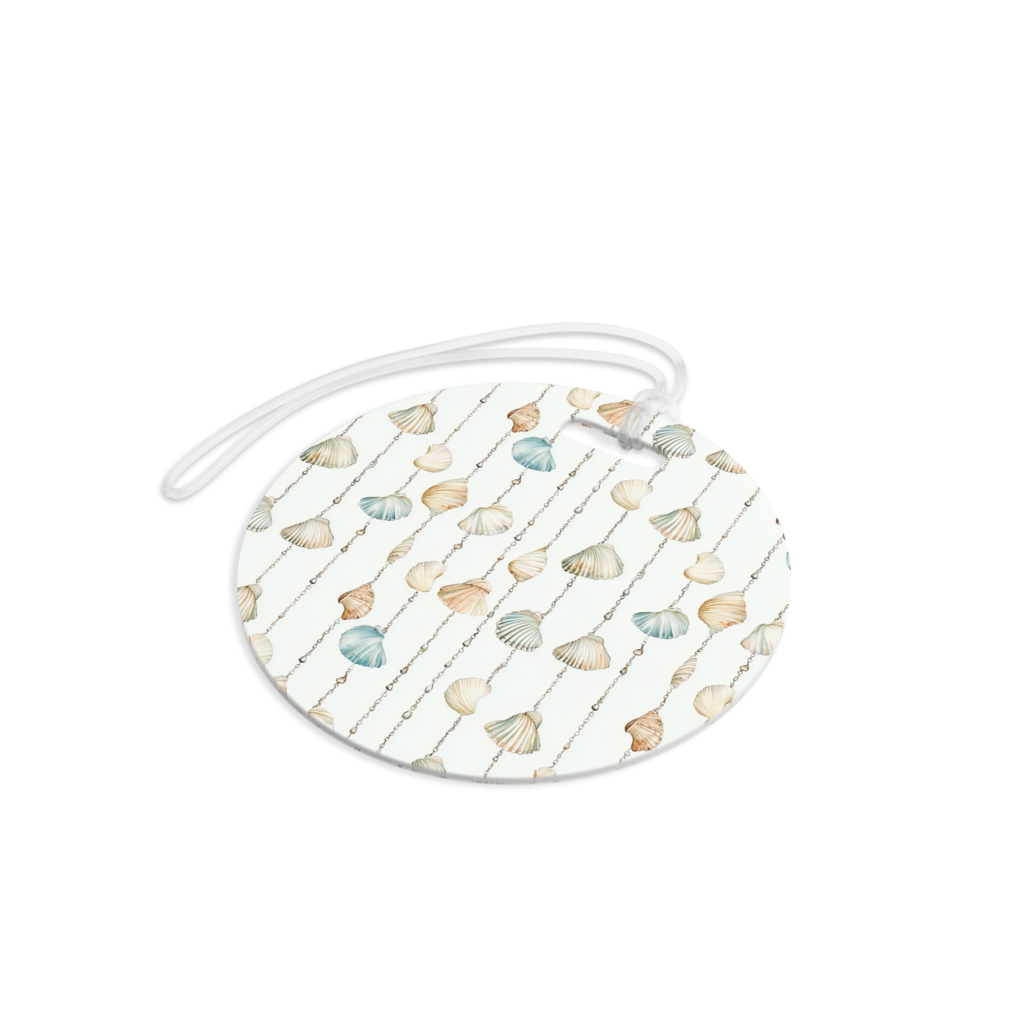 Seashell Lover Luggage Tag, Travel Accessories, Luggage, Vacation must have, Beach Vacation Supplies