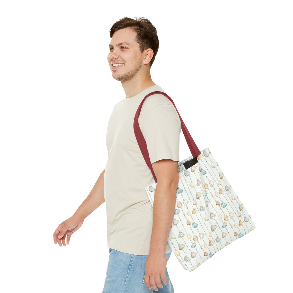 Seashell Lovers- Chic Patterns Tote Bag, Stylish Handbag, Reusable Shopping Tote, Beach Bag, Gift for Her, Eco-Friendly Bag, Casual Purse