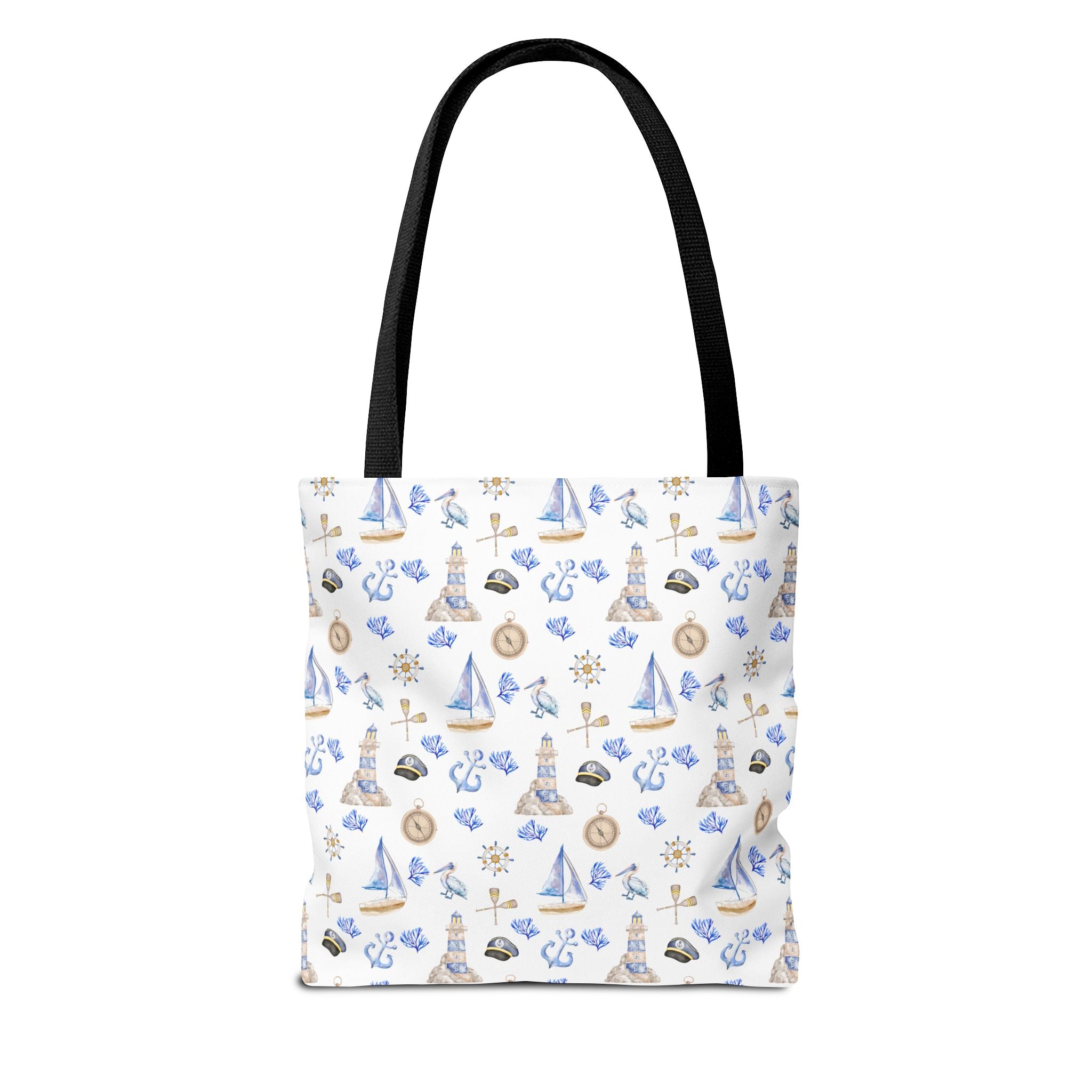 Sail Away - Nautical Themed Tote Bag, Beach Bag, Sailor Tote, Summer Essentials, Gift for Sea Lovers, Travel Bag