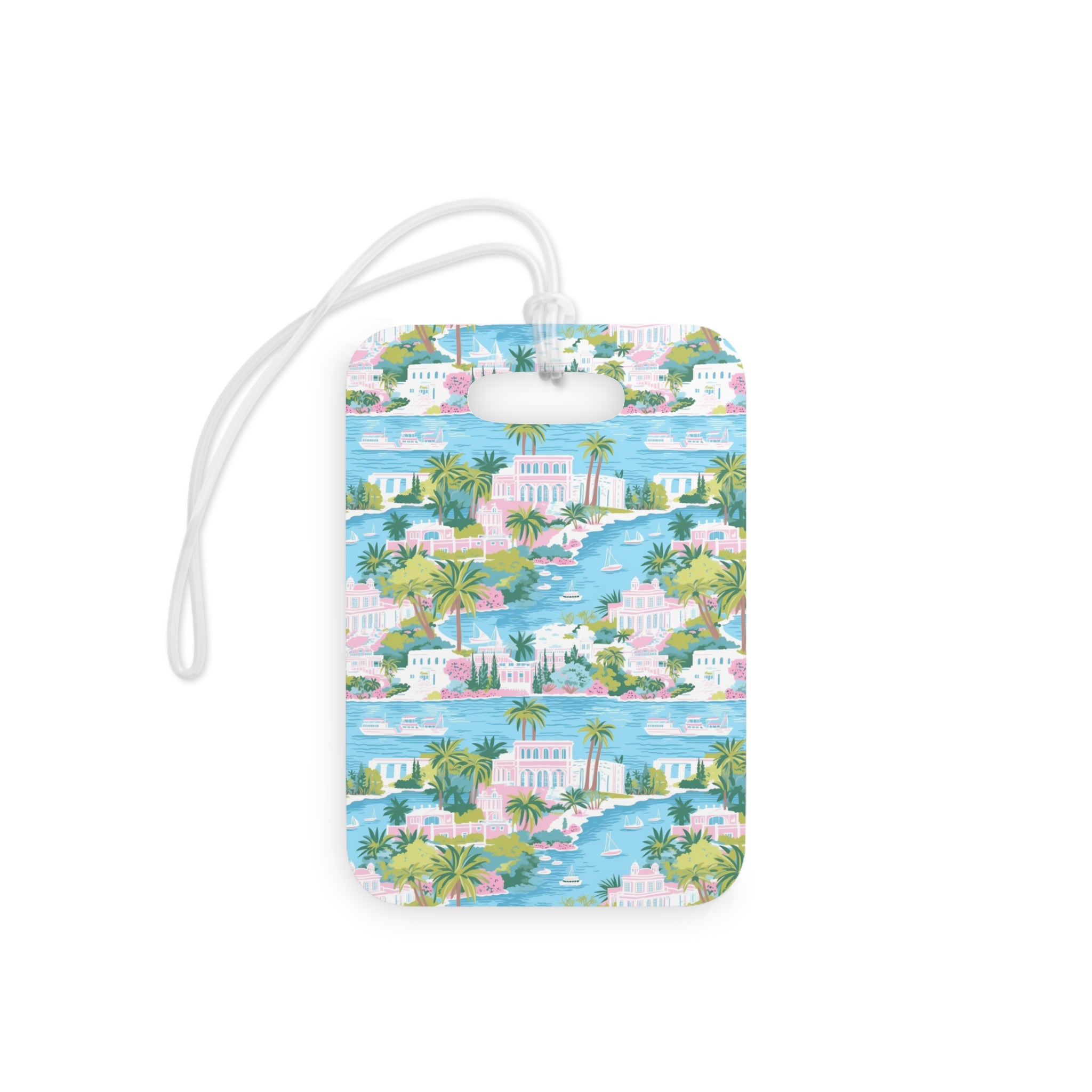 Greek Island Luggage Tag, Travel Accessories, Luggage, Vacation must have, Beach Vacation Supplies