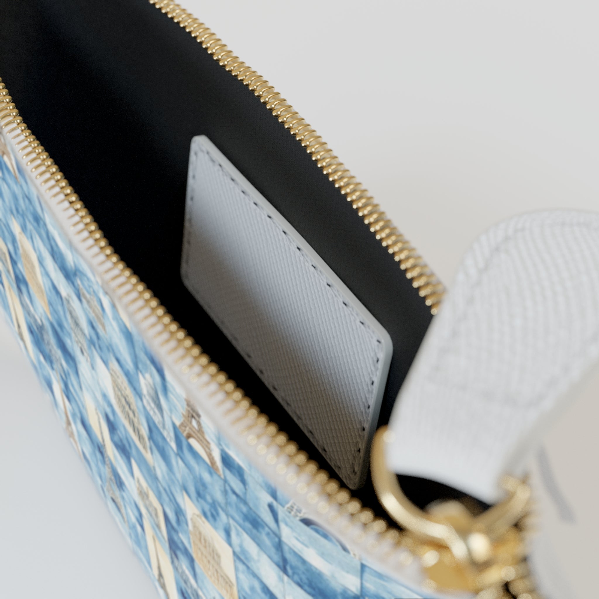 Europe Mini Vegan Leather Clutch Bag, Vacation Clutch bag, Travel Lover, Gift for her