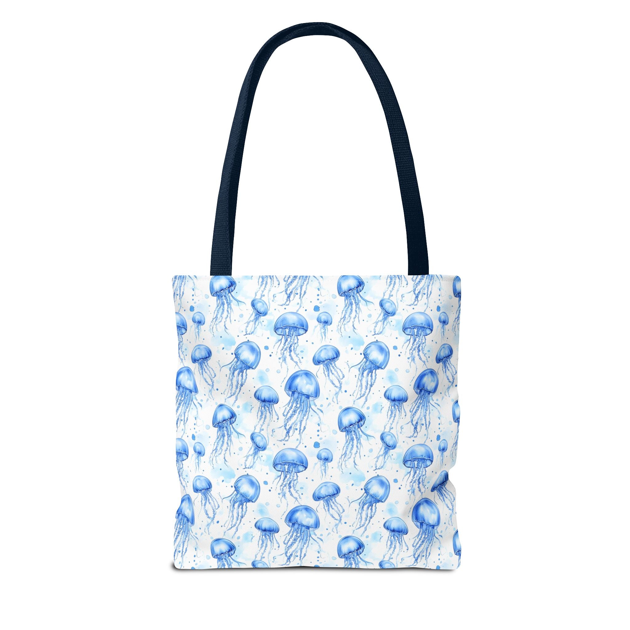 Blue Jellyfish Tote Bag - Ocean-Inspired Carryall, Beach Bag, Eco-Friendly Shopping Tote, Perfect Gift for Sea Lovers