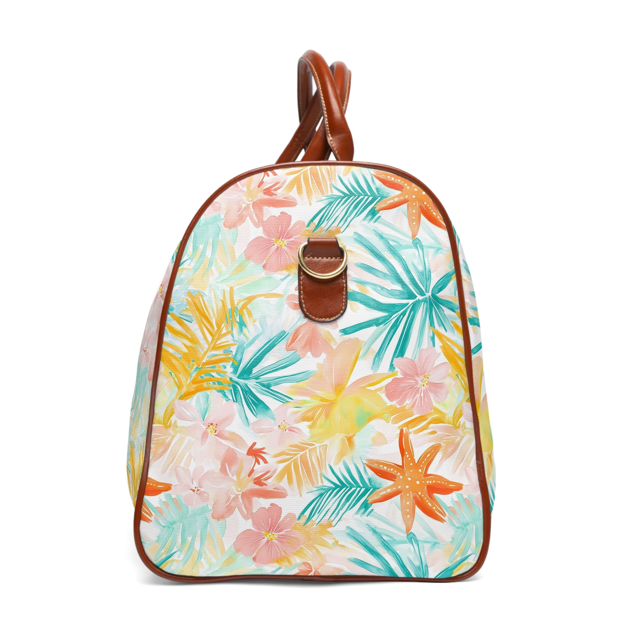 Tropical Starfish - Tropical Waterproof Travel Bag | Perfect for Beach Trips, Weekend Getaways, Vacation, Gym, Fitness, Outdoor Adventures