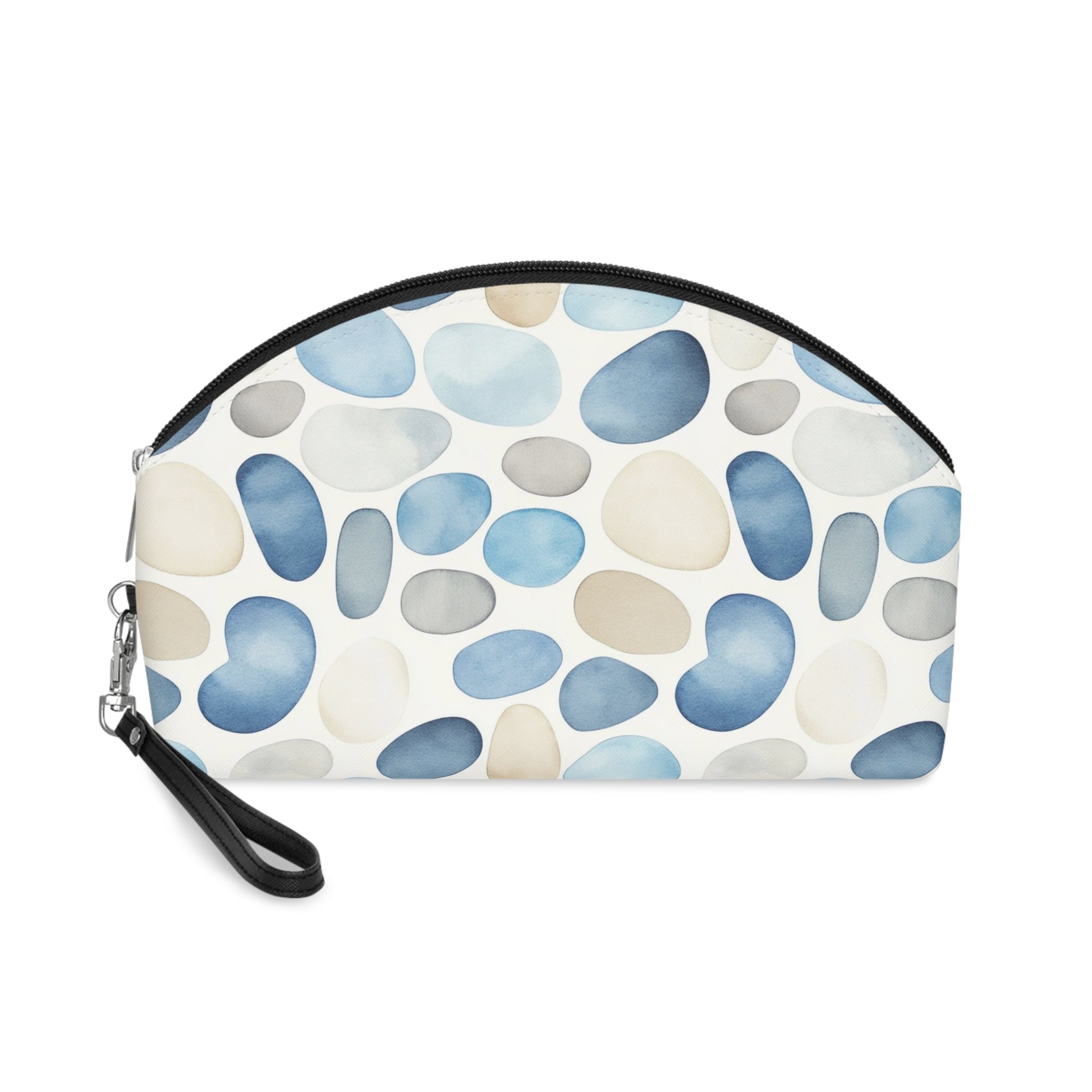 Cobblestone Makeup Bag, PU Faux Leather Makeup Bag, Travel Makeup kit, Vacation Makeup bag, Bridesmaid Gift, Makeup Organizer