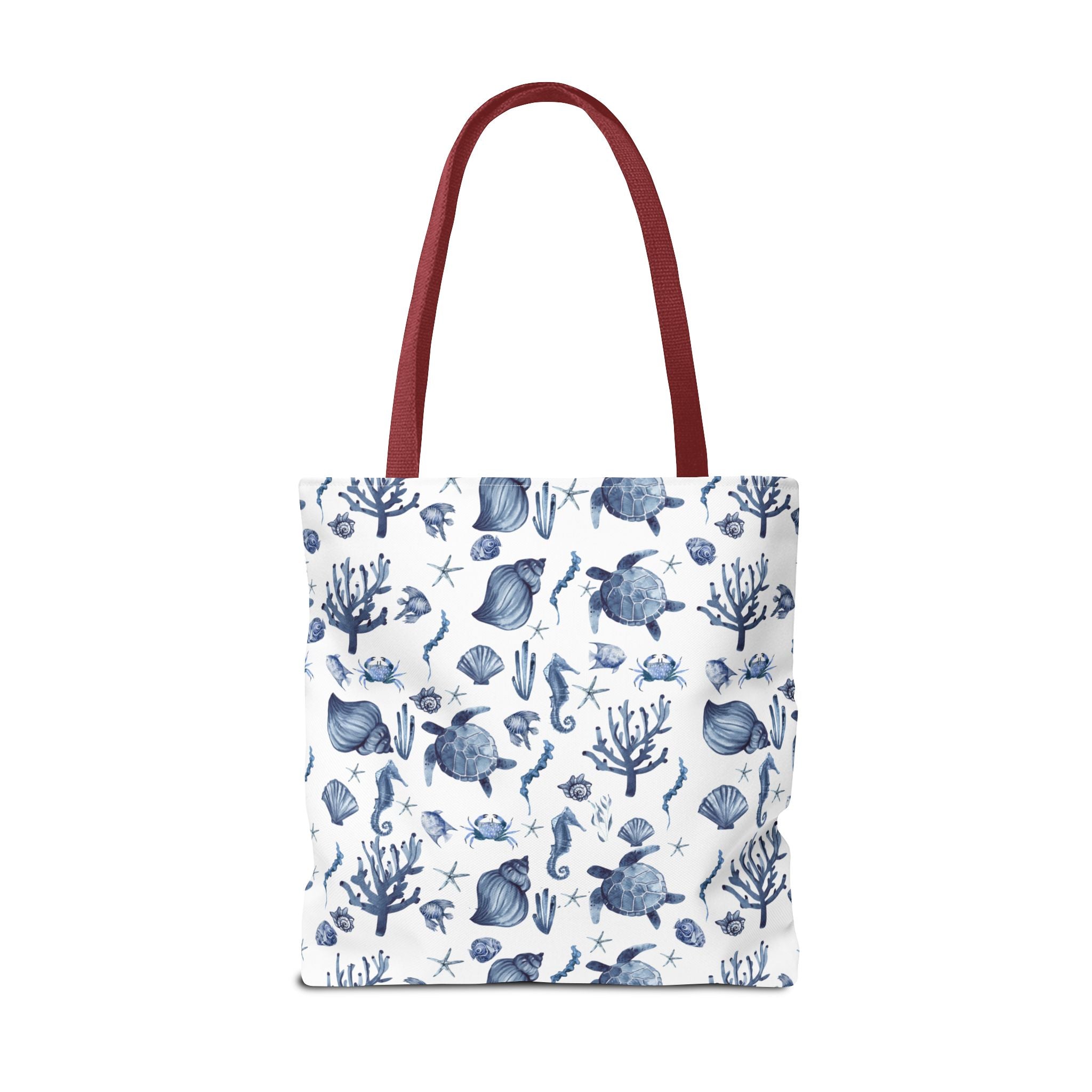 Deep Blue Sea - Coastal fish Dreams Tote Bag, Ocean-Inspired Beach Bag, Nautical Gift for Her, Summer Essentials, Travel Tote, Marine Animal Design