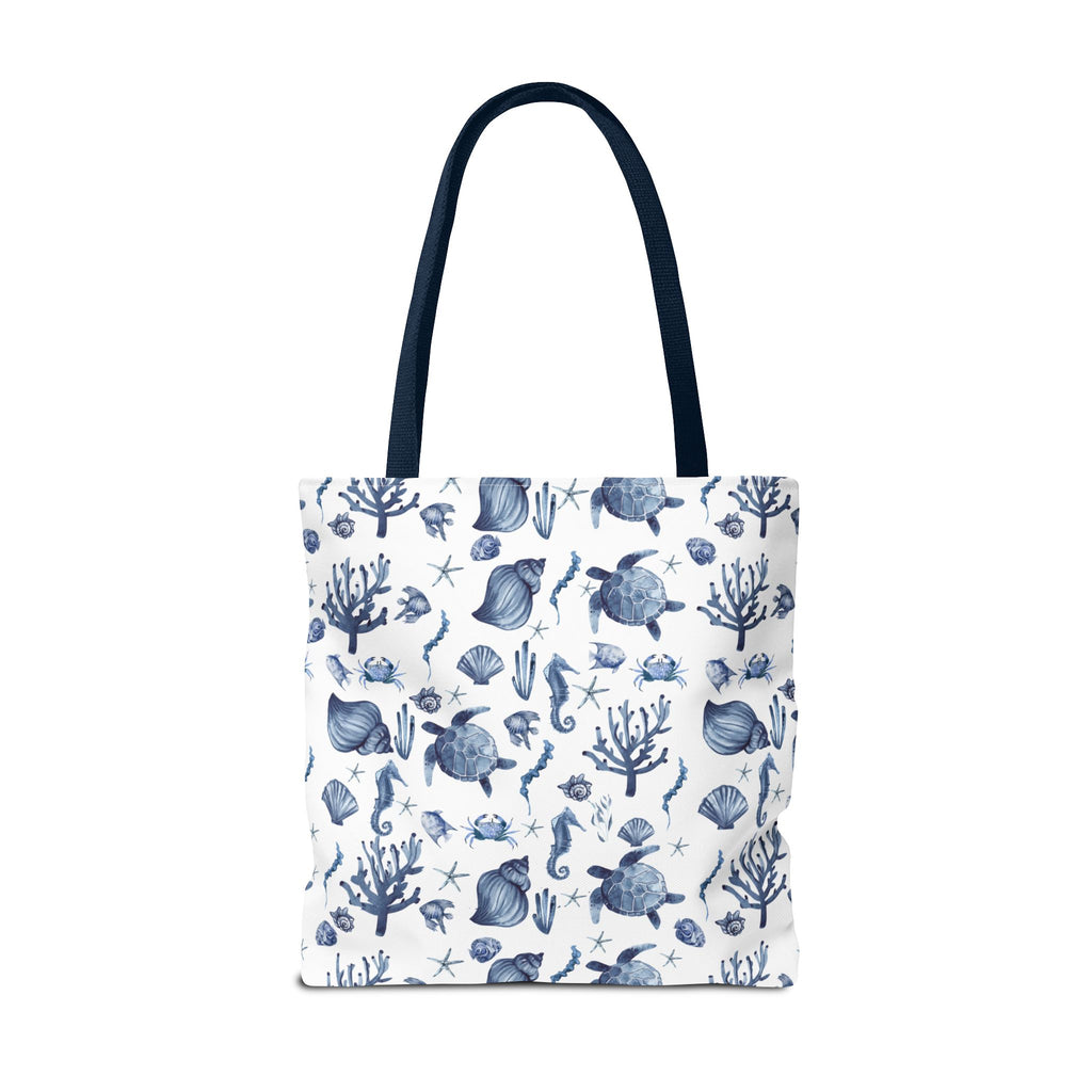 Deep Blue Sea - Coastal fish Dreams Tote Bag, Ocean-Inspired Beach Bag, Nautical Gift for Her, Summer Essentials, Travel Tote, Marine Animal Design
