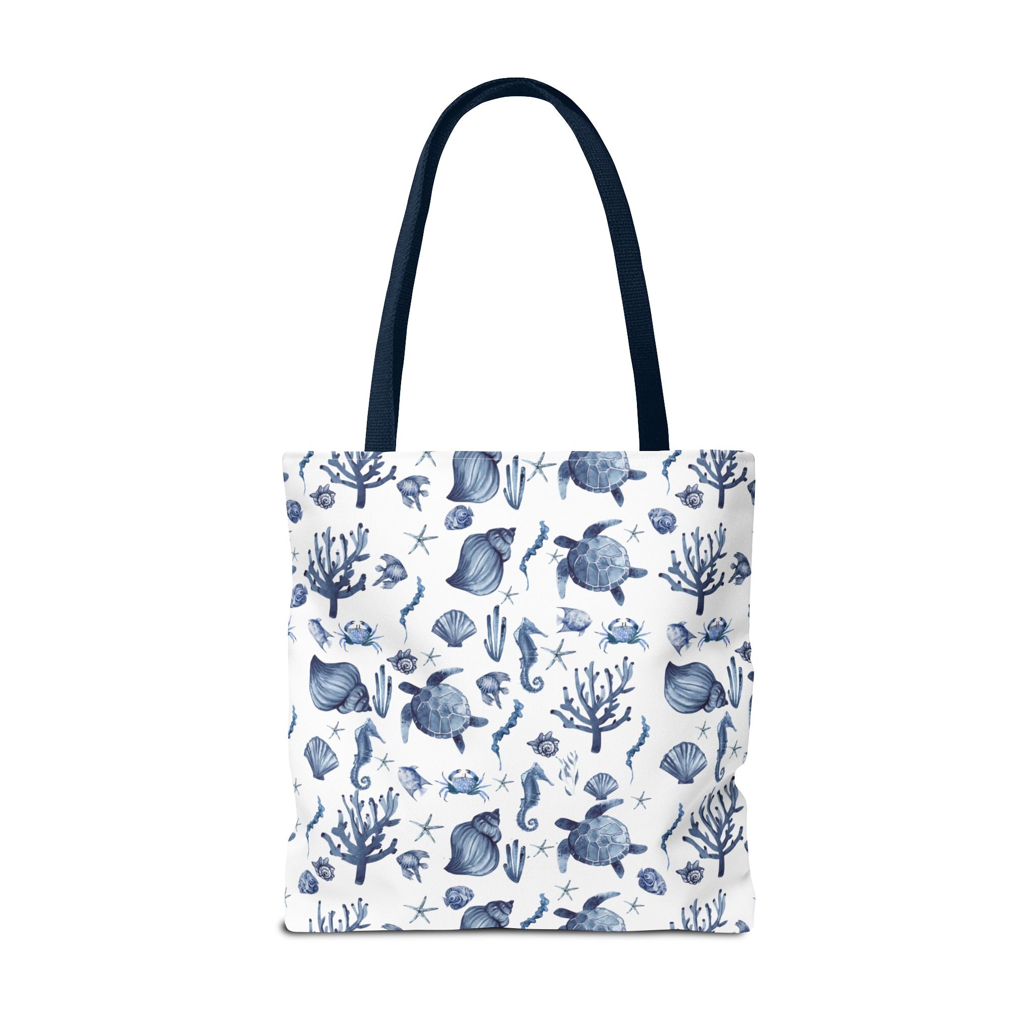 Deep Blue Sea - Coastal fish Dreams Tote Bag, Ocean-Inspired Beach Bag, Nautical Gift for Her, Summer Essentials, Travel Tote, Marine Animal Design
