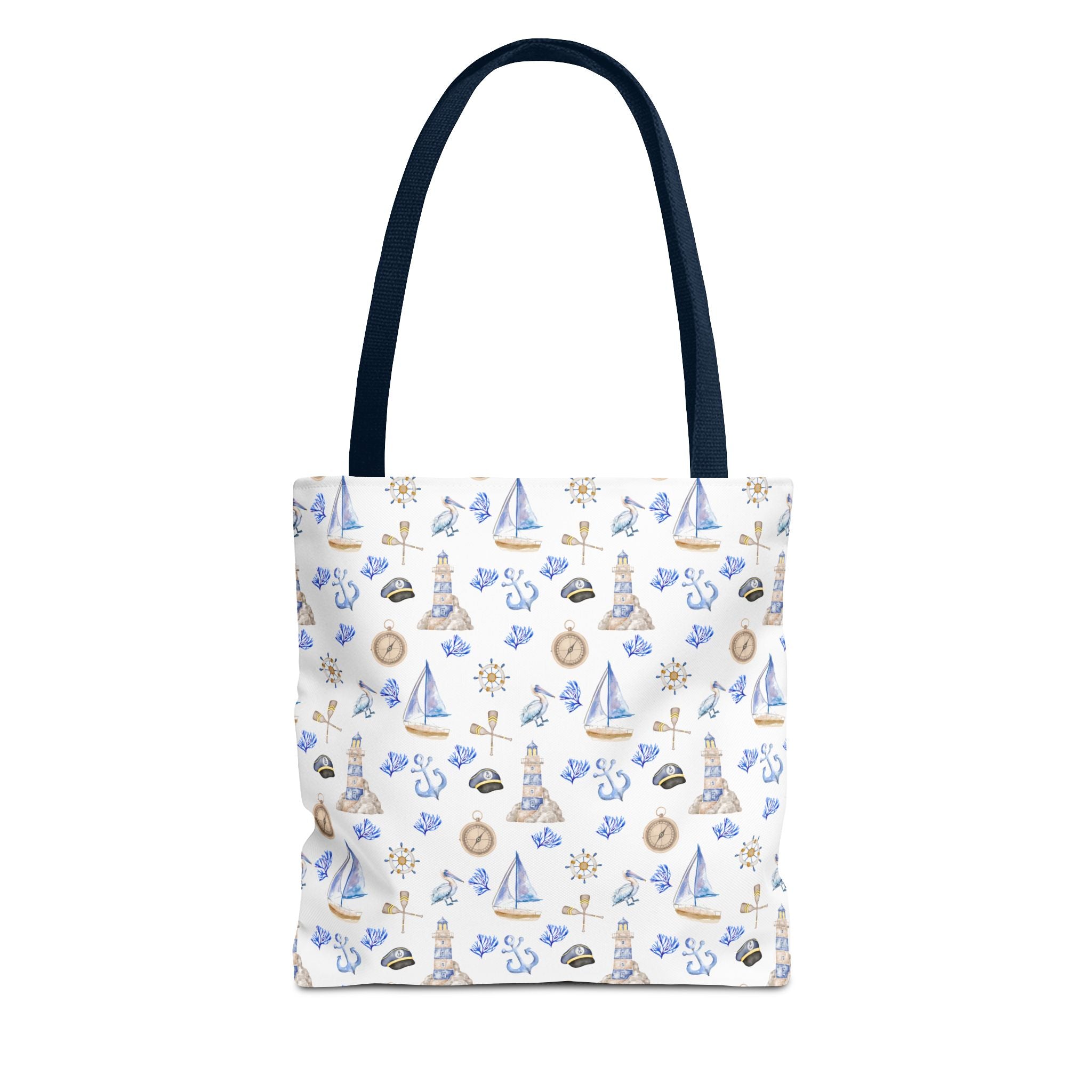 Sail Away - Nautical Themed Tote Bag, Beach Bag, Sailor Tote, Summer Essentials, Gift for Sea Lovers, Travel Bag