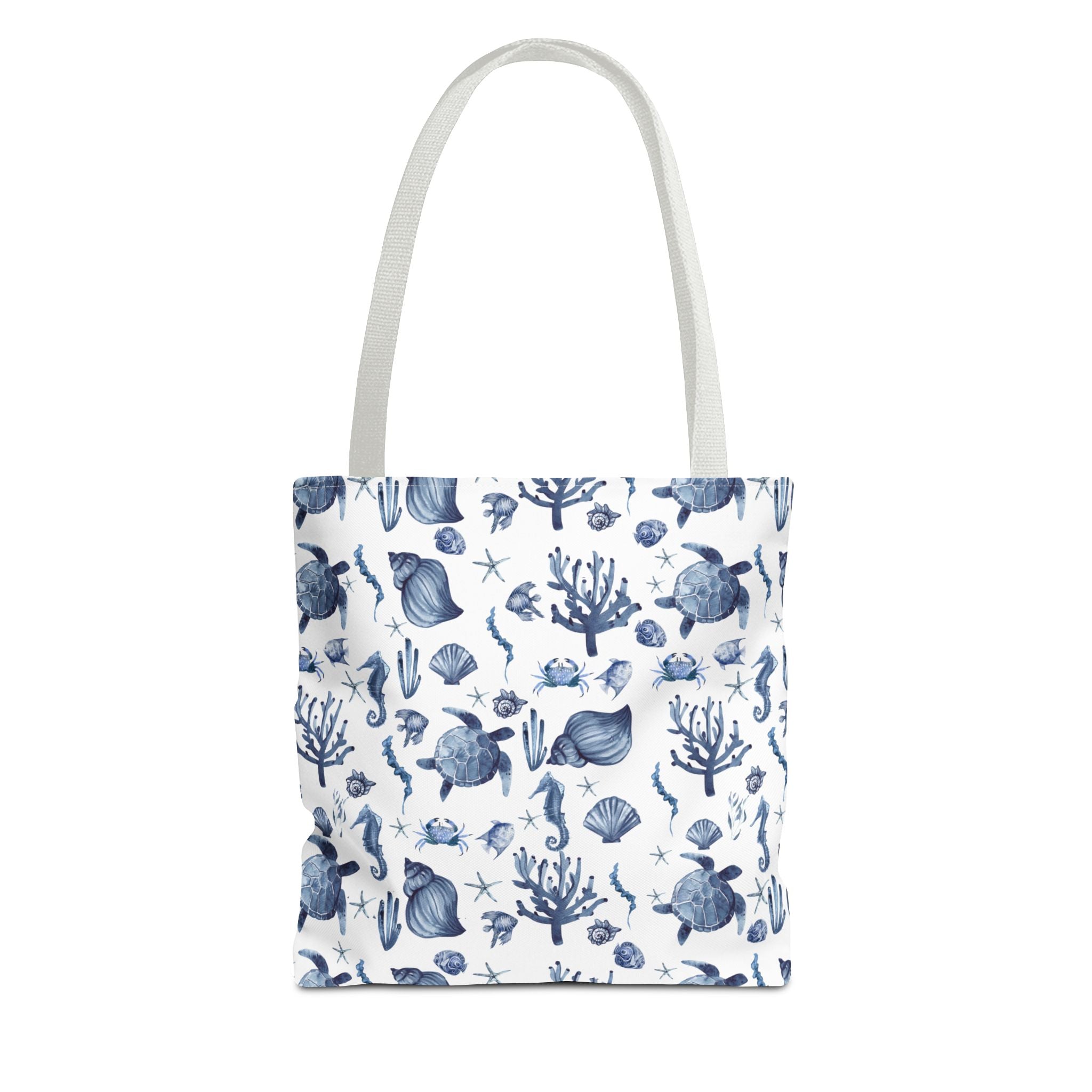Deep Blue Sea - Coastal fish Dreams Tote Bag, Ocean-Inspired Beach Bag, Nautical Gift for Her, Summer Essentials, Travel Tote, Marine Animal Design