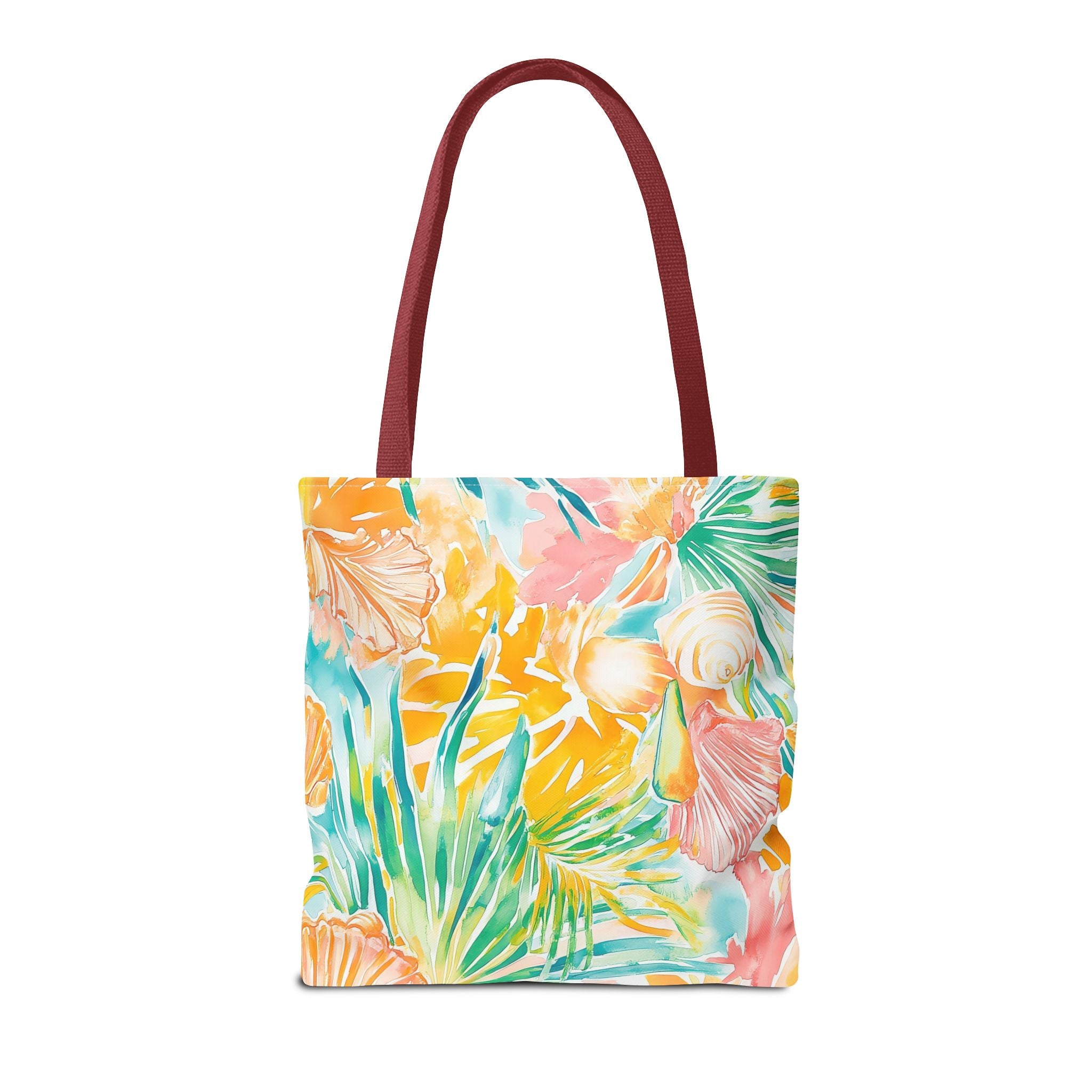 Neon Tropics Floral Tote Bag - Beach Bag, Shopping Tote, Eco-Friendly Gift, Summer Accessories, Unique Handbag