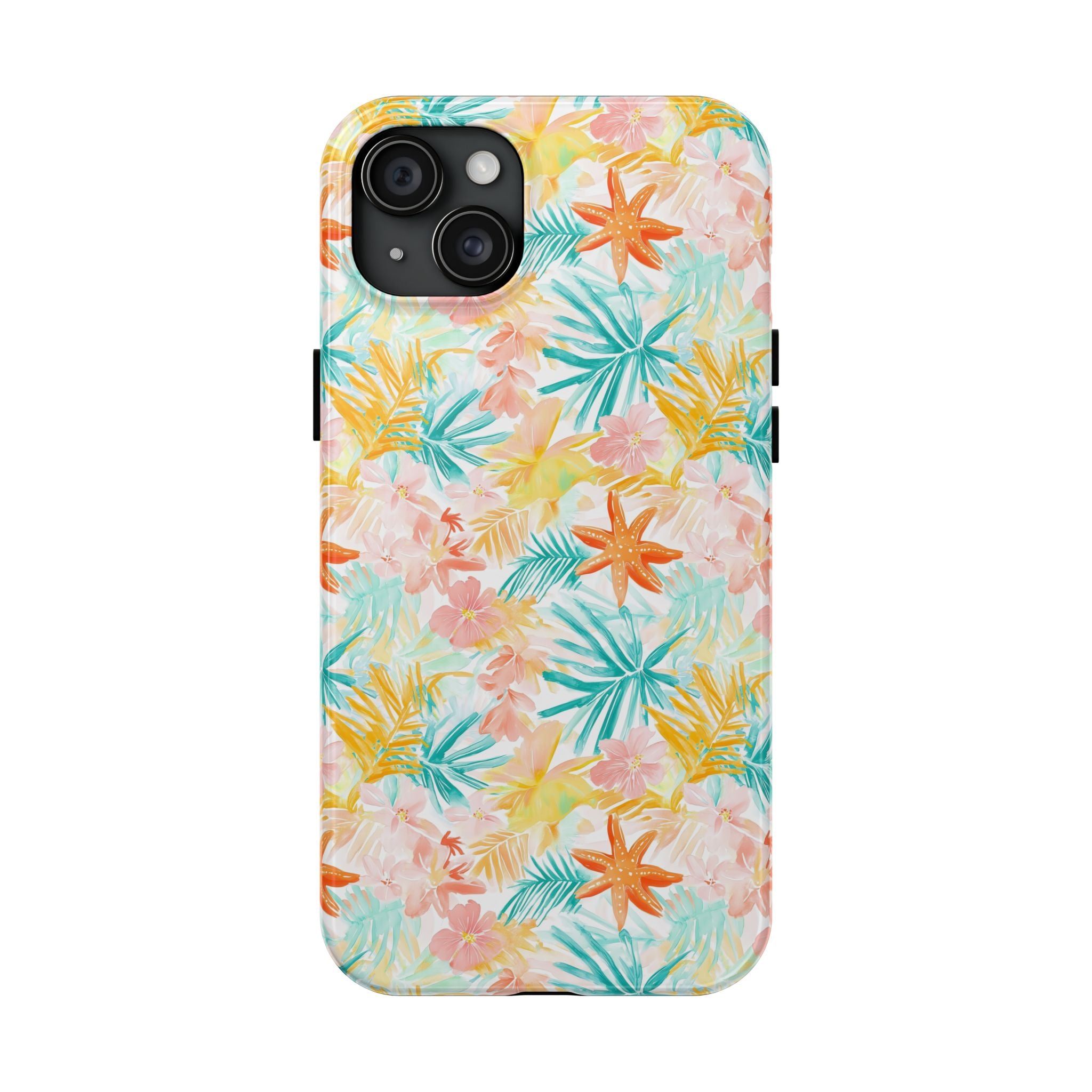 Tropical Starfish - Floral Phone Case - Summer Vibe, Durable Protection, Gift for Beach Lovers, Tropical Decor, Eco-Friendly Design