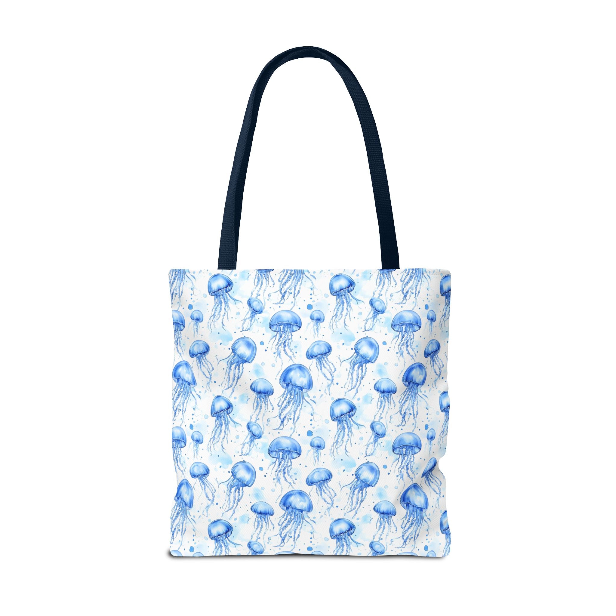 Blue Jellyfish Tote Bag - Ocean-Inspired Carryall, Beach Bag, Eco-Friendly Shopping Tote, Perfect Gift for Sea Lovers