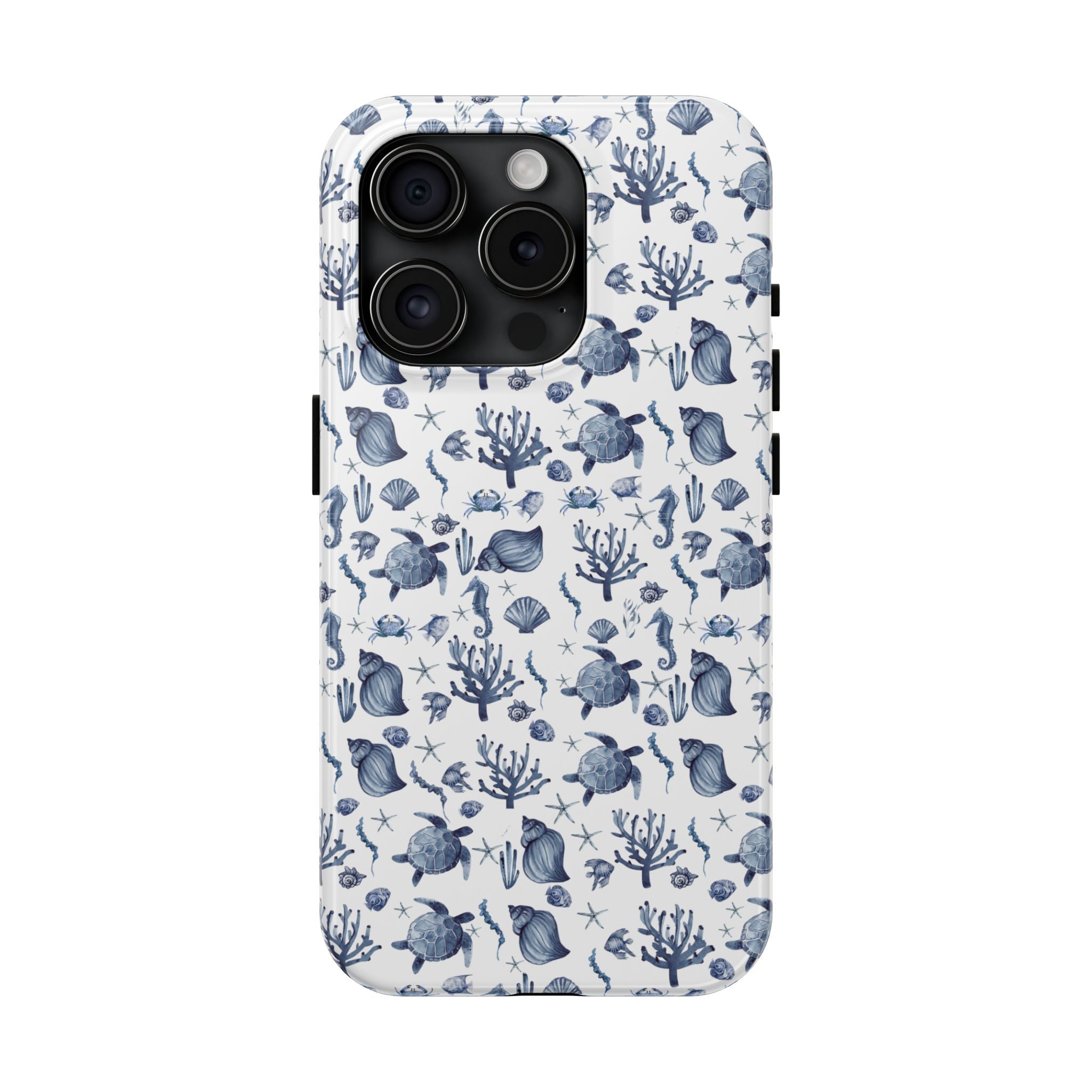 Deep Blue Sea - Ocean-Inspired Tough Phone Cases, Coastal Decor, Beach Lover's Accessory, Ideal Gift, Marine Life Design, Durable Protection