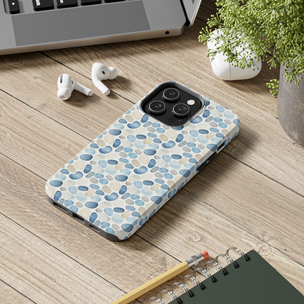 Cobblestone- Stylish Tough Phone Cases with Pebble Design, Durable Phone Accessories, Trendy Phone Cover, Protective Case, Gift for Tech Lovers