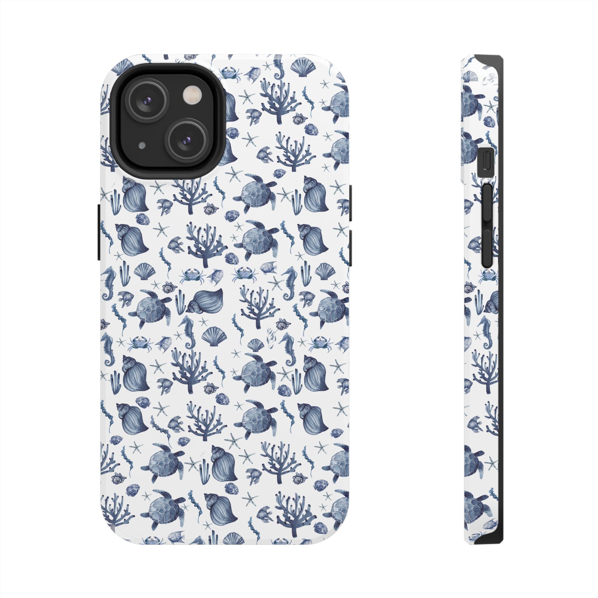 Deep Blue Sea - Ocean-Inspired Tough Phone Cases, Coastal Decor, Beach Lover's Accessory, Ideal Gift, Marine Life Design, Durable Protection